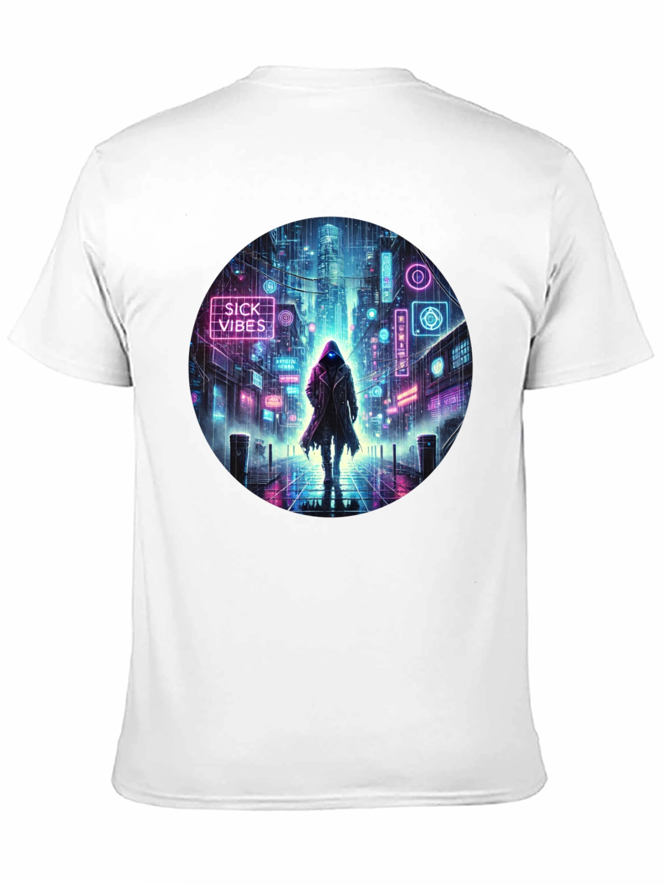 Cyberpunk Neon Streetwear T-Shirt
