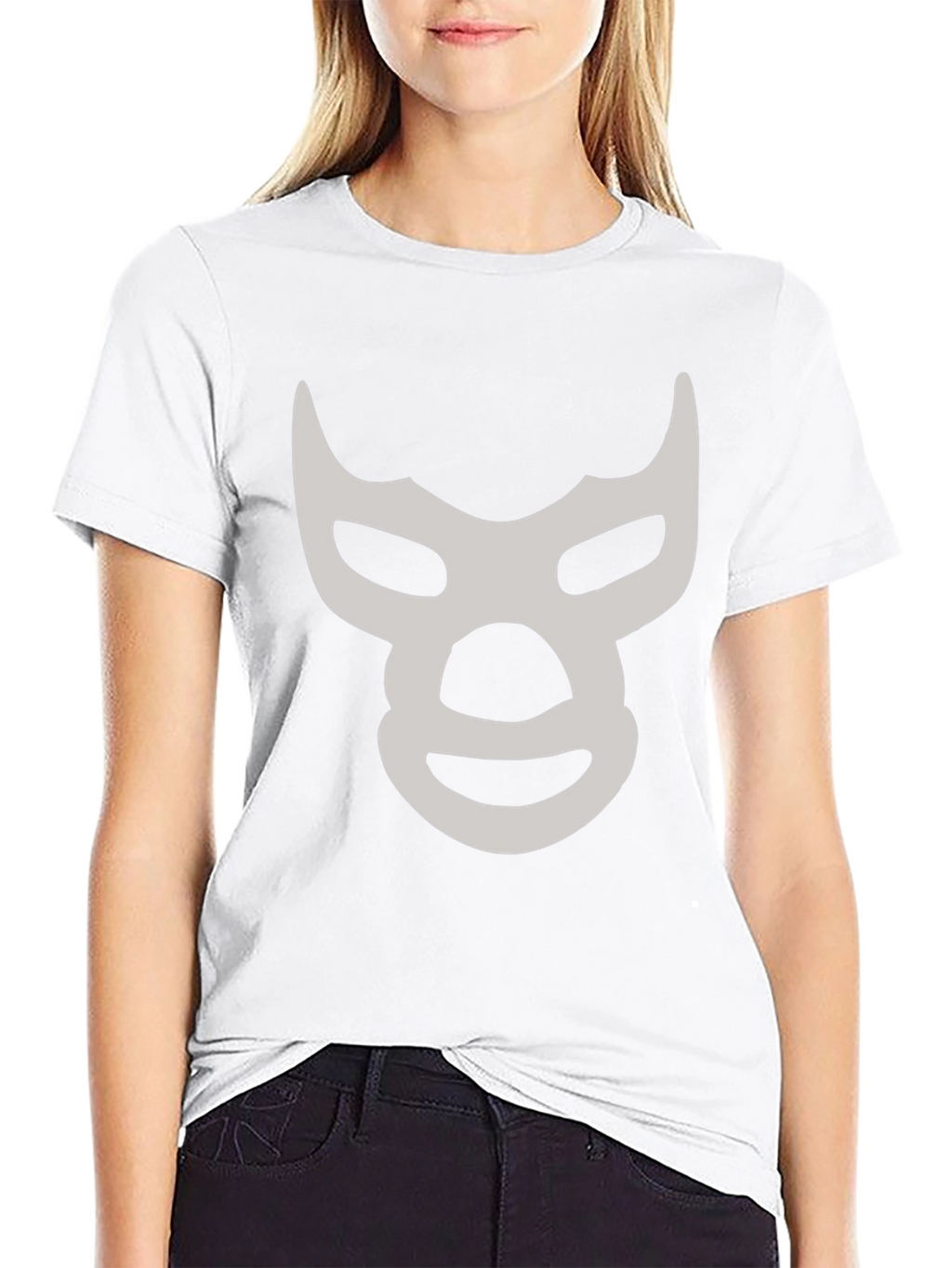 Lucha Libre Mask T-Shirt - Black Cotton Tee