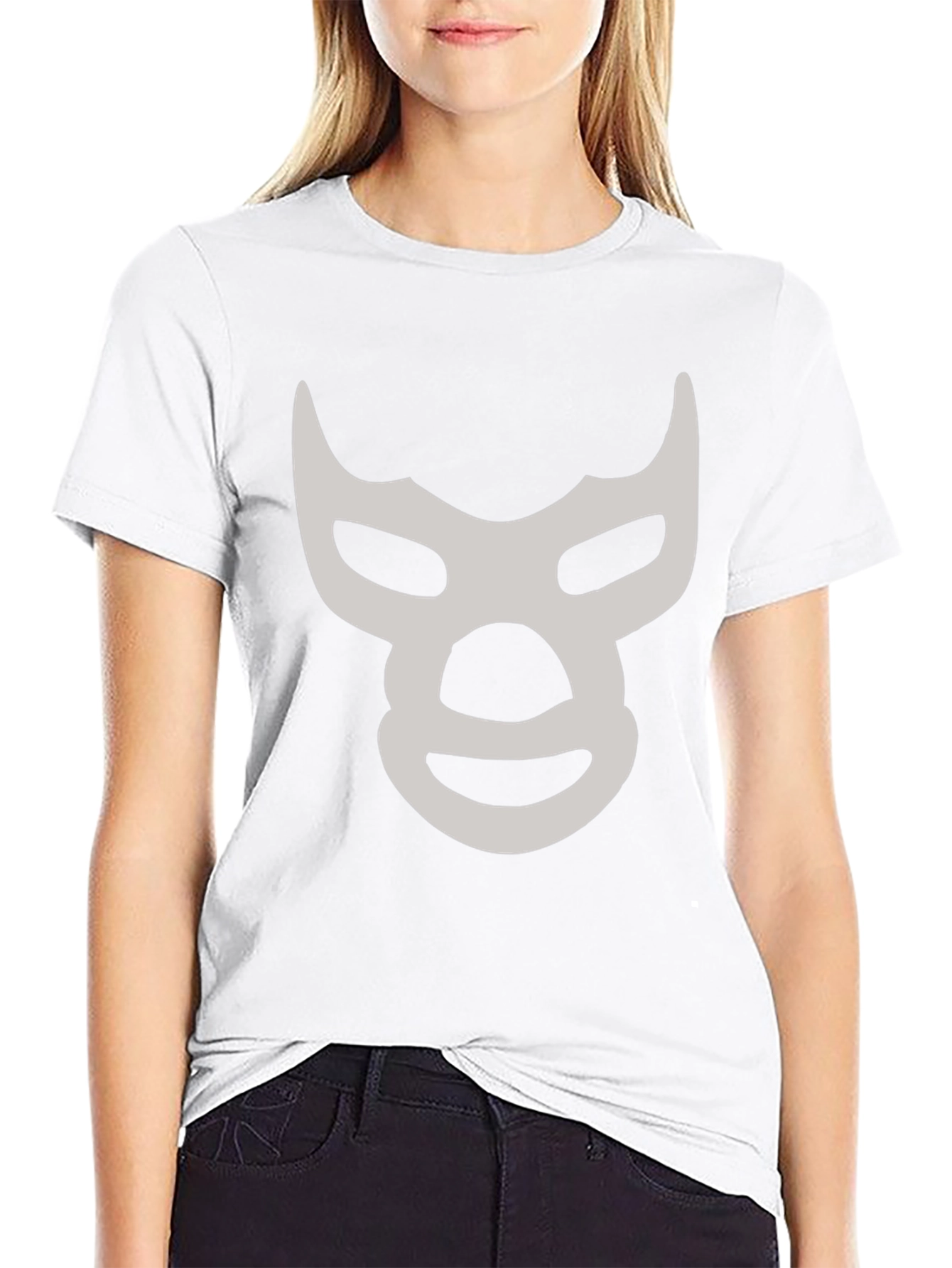 Lucha Libre Mask T-Shirt - Black Cotton Tee