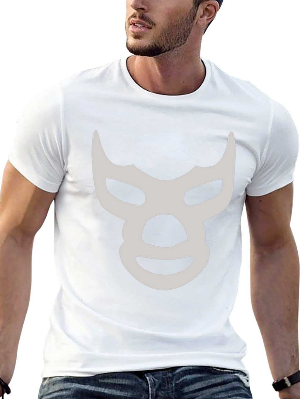 Lucha Libre Mask T-Shirt - Black Cotton Tee