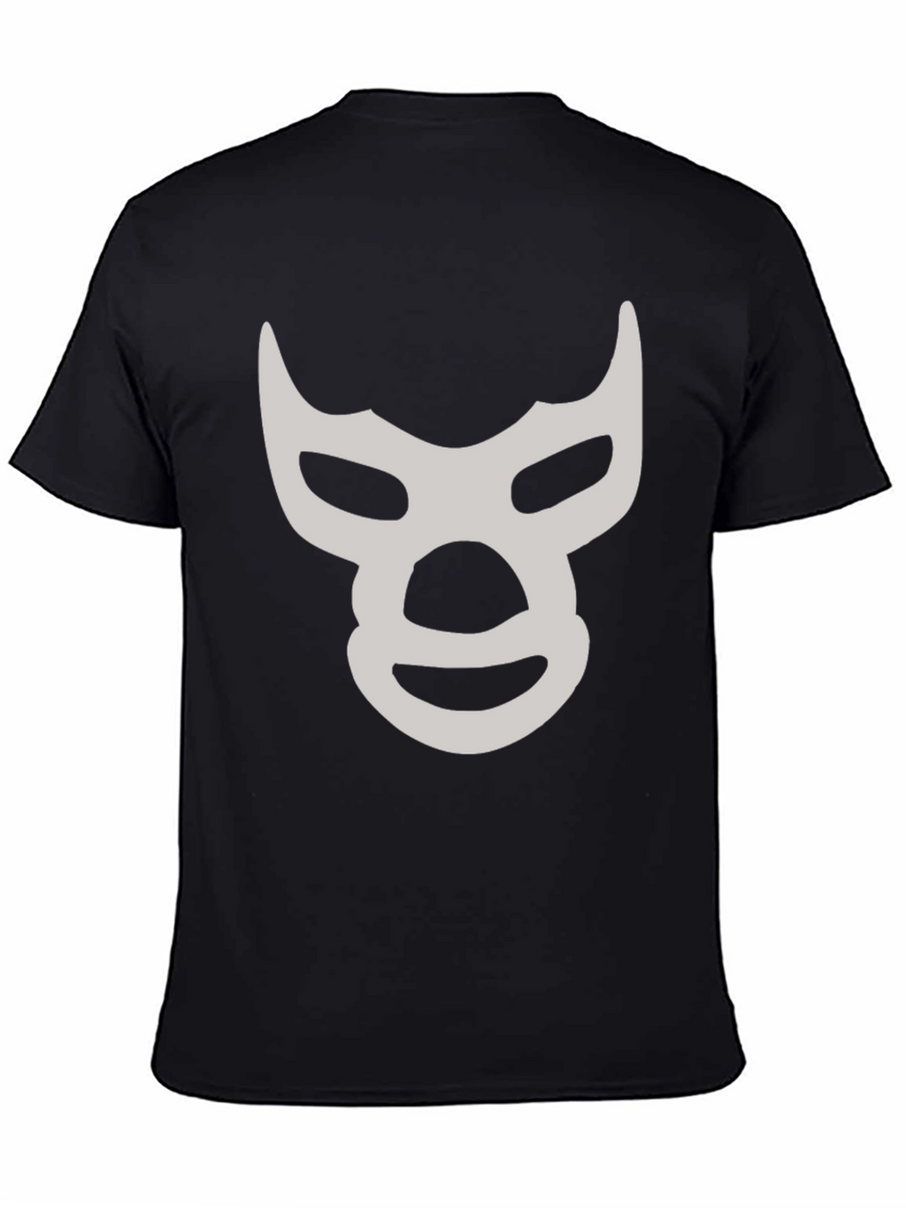 Lucha Libre Mask T-Shirt - Black Cotton Tee