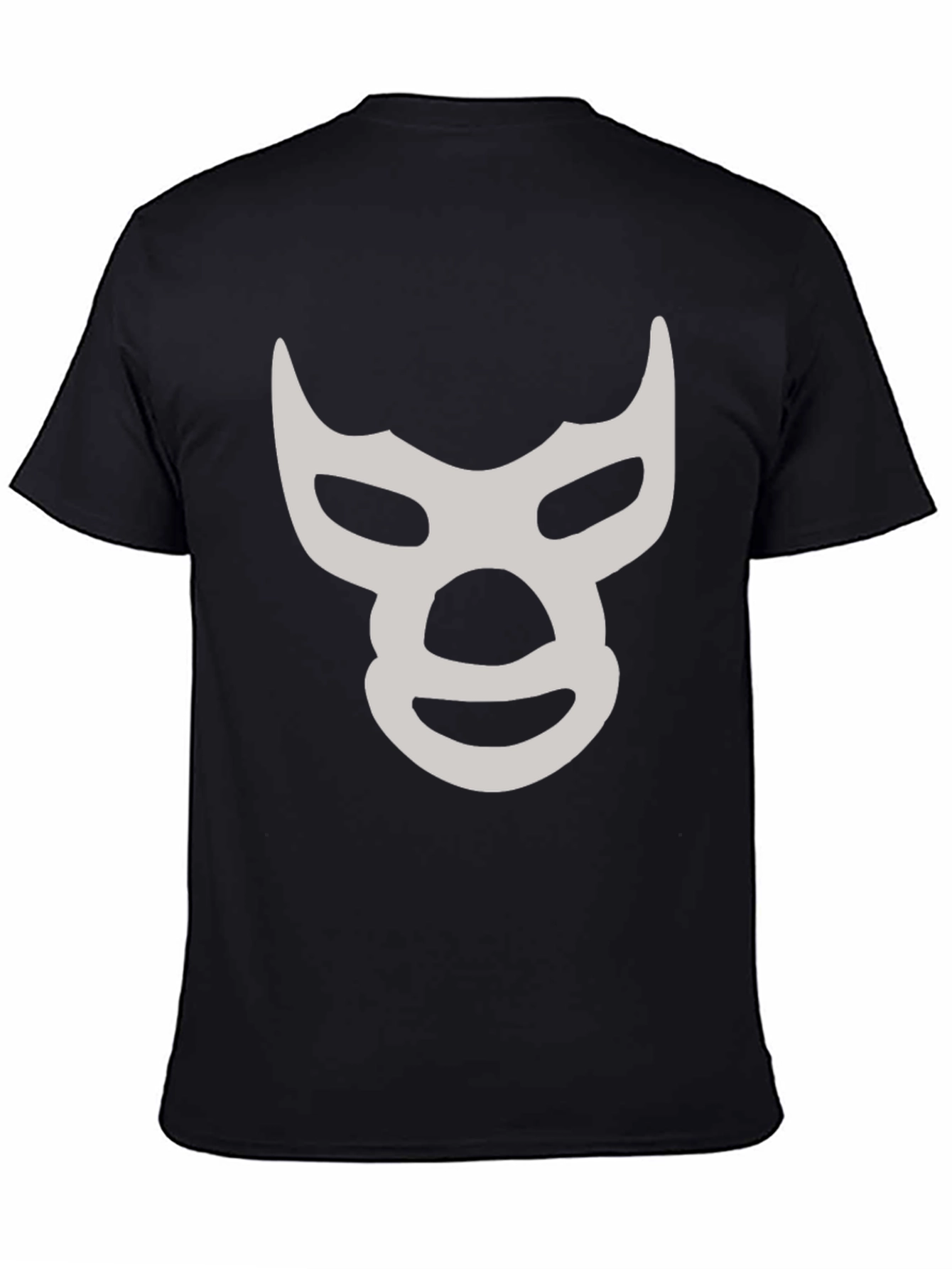 Lucha Libre Mask T-Shirt - Black Cotton Tee