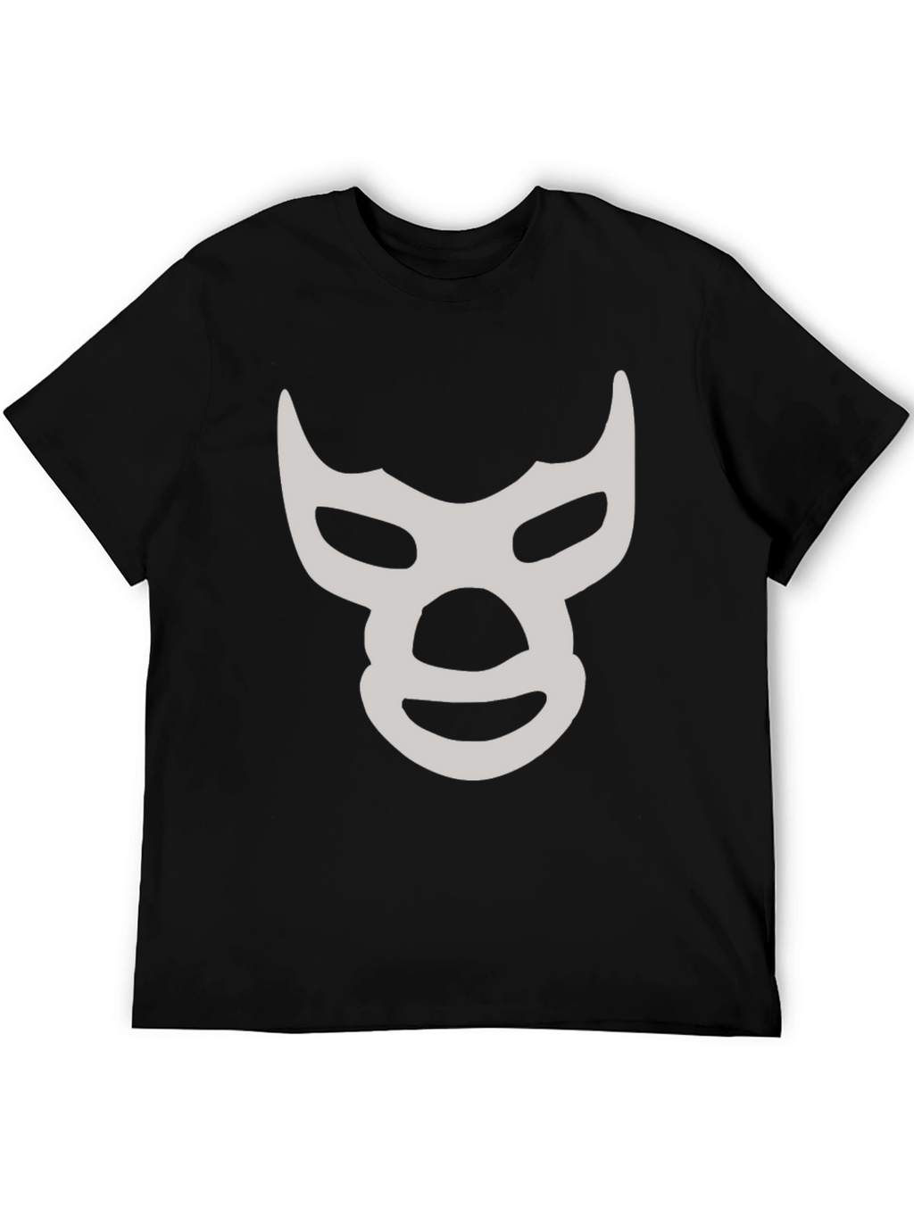 Lucha Libre Mask T-Shirt - Black Cotton Tee