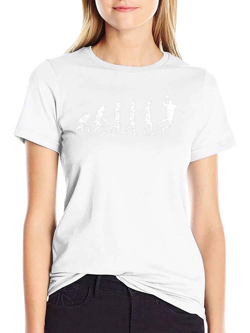 Evolution Handball Graphic T-Shirt - Black Cotton Tee