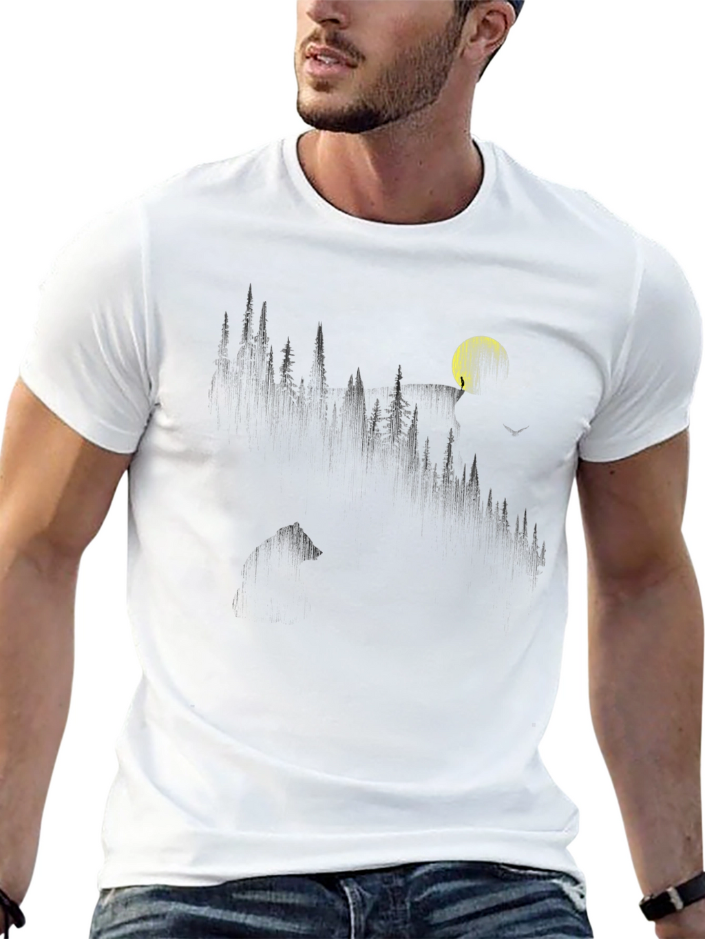 Mountain Moon Graphic Tee