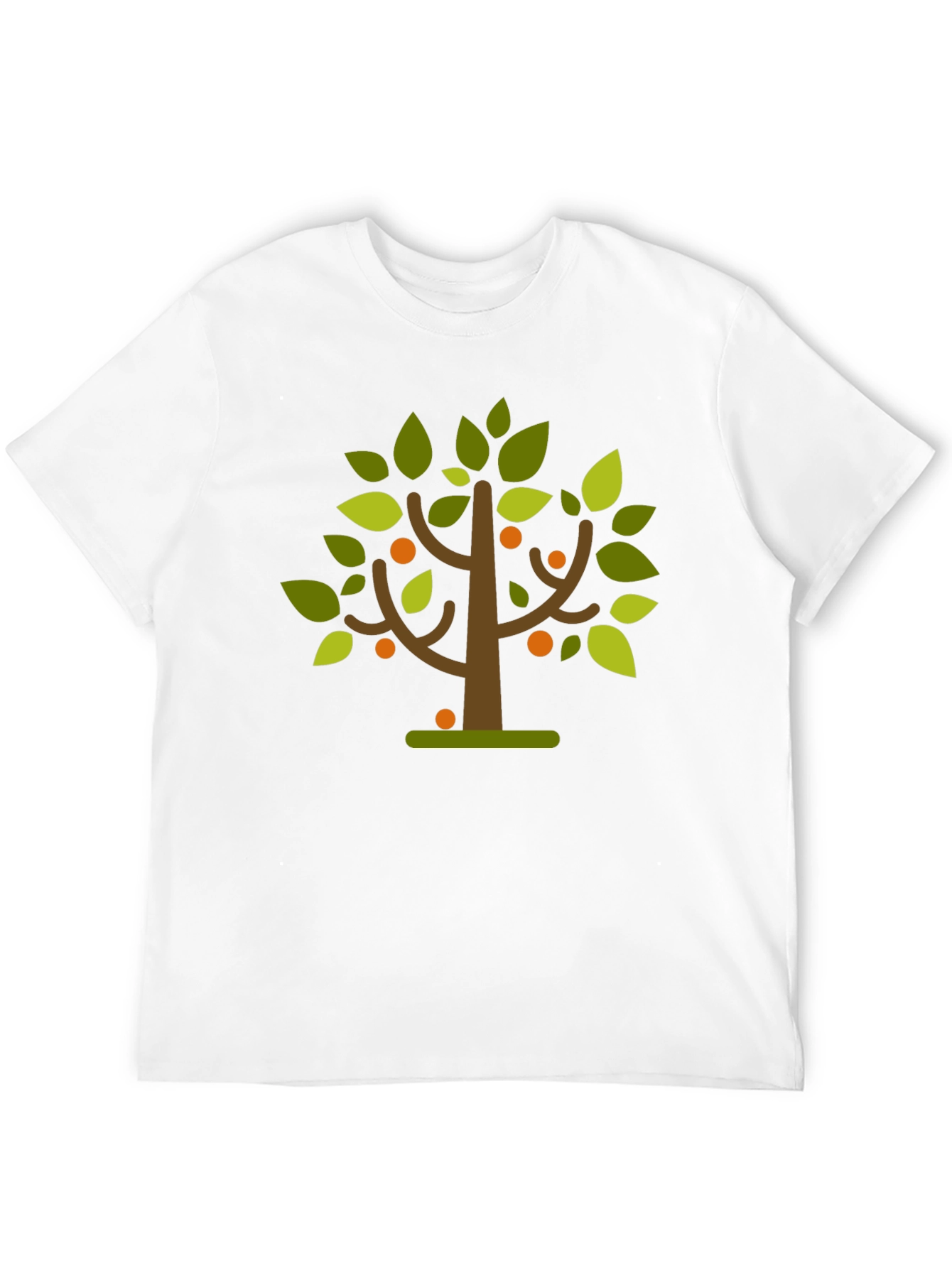 Whimsical Orchard Tee - Black Graphic T-Shirt