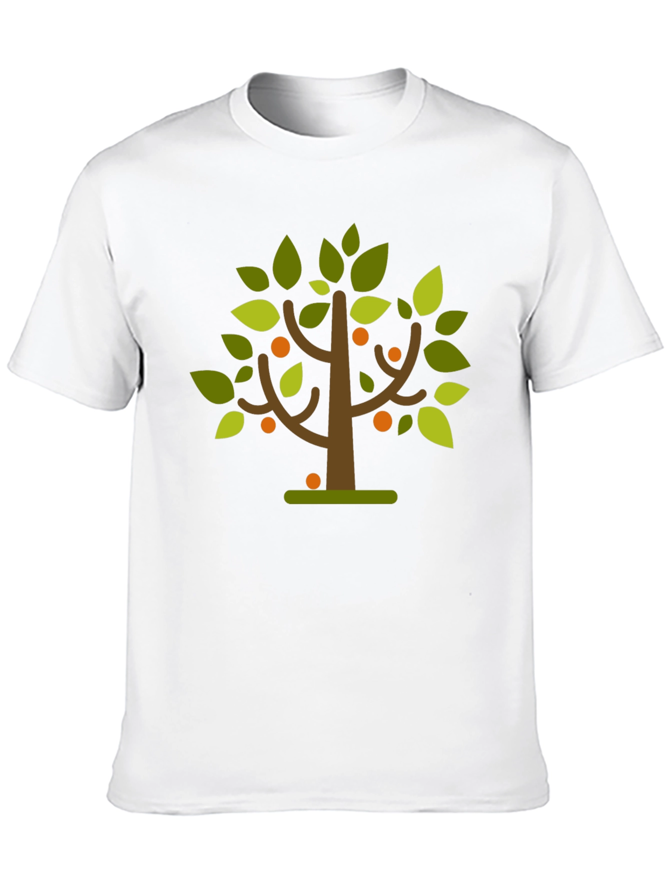 Whimsical Orchard Tee - Black Graphic T-Shirt