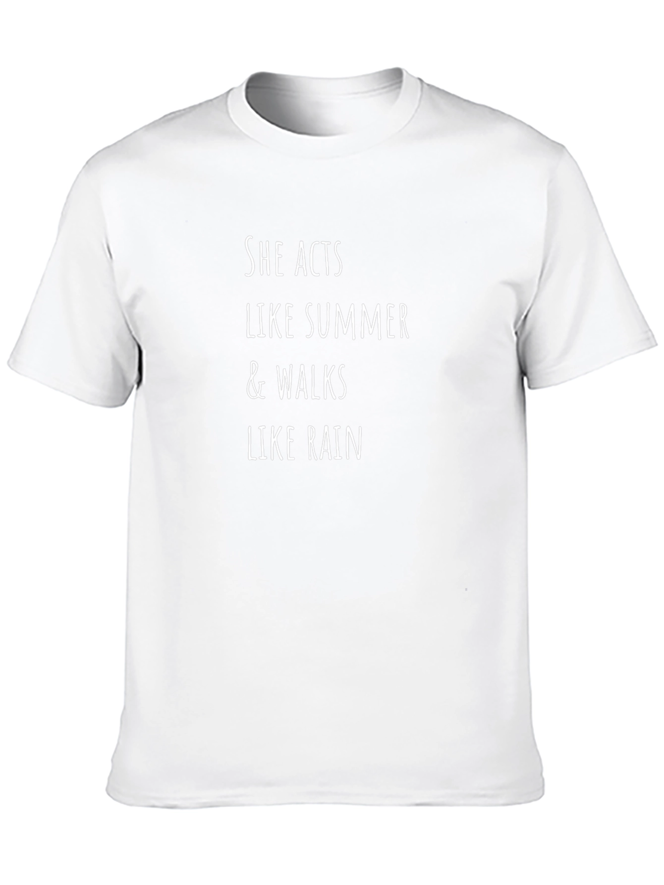 She Acts Like Summer Graphic T-Shirt