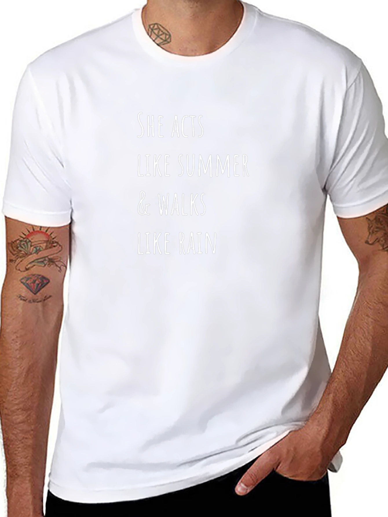 She Acts Like Summer Graphic T-Shirt