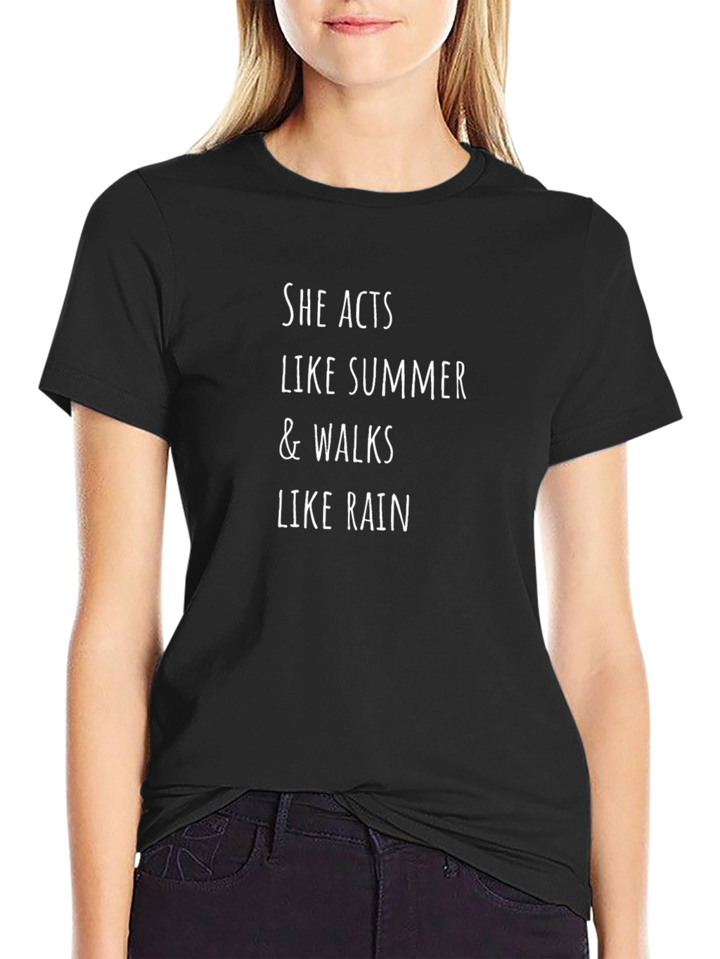 She Acts Like Summer Graphic T-Shirt