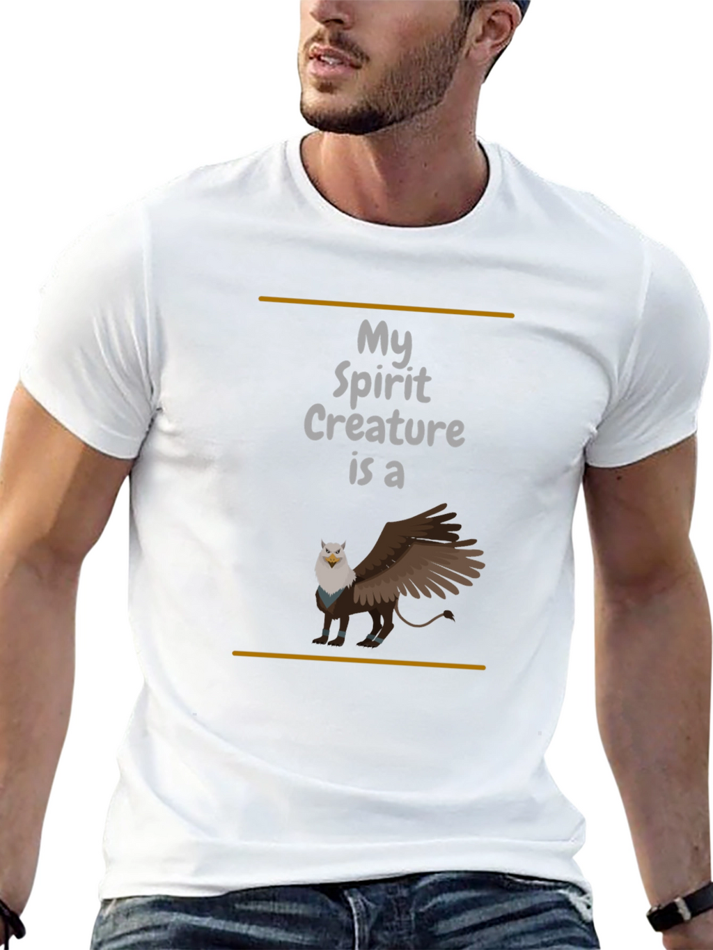 My Spirit Creature Gryphon Graphic T-Shirt