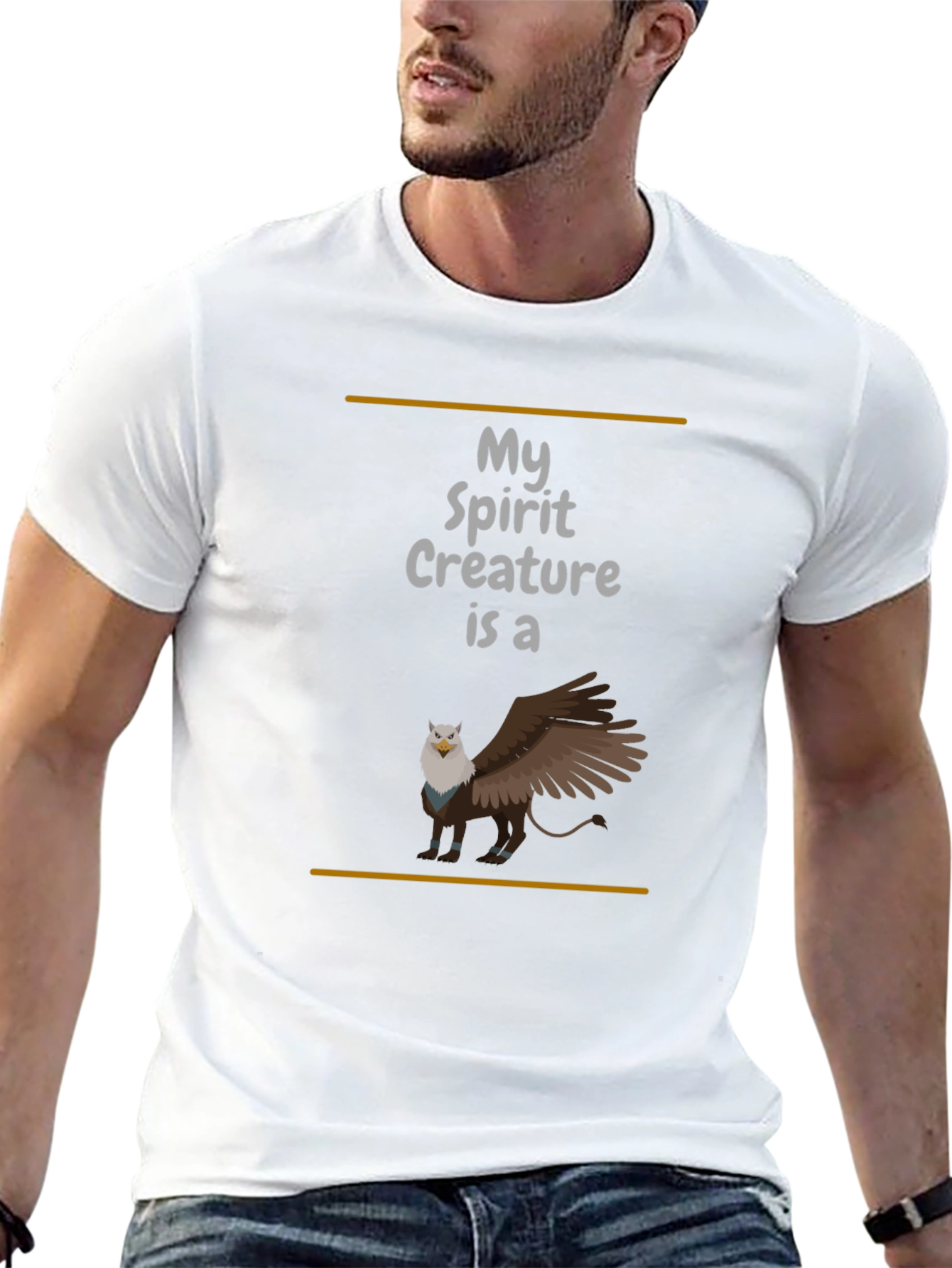 My Spirit Creature Gryphon Graphic T-Shirt