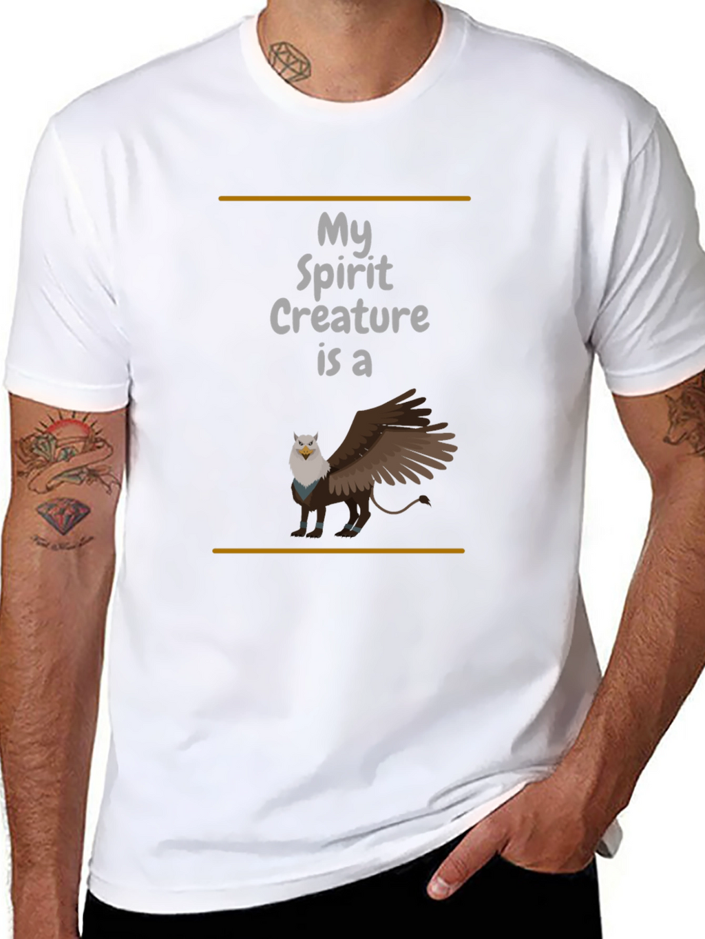 My Spirit Creature Gryphon Graphic T-Shirt