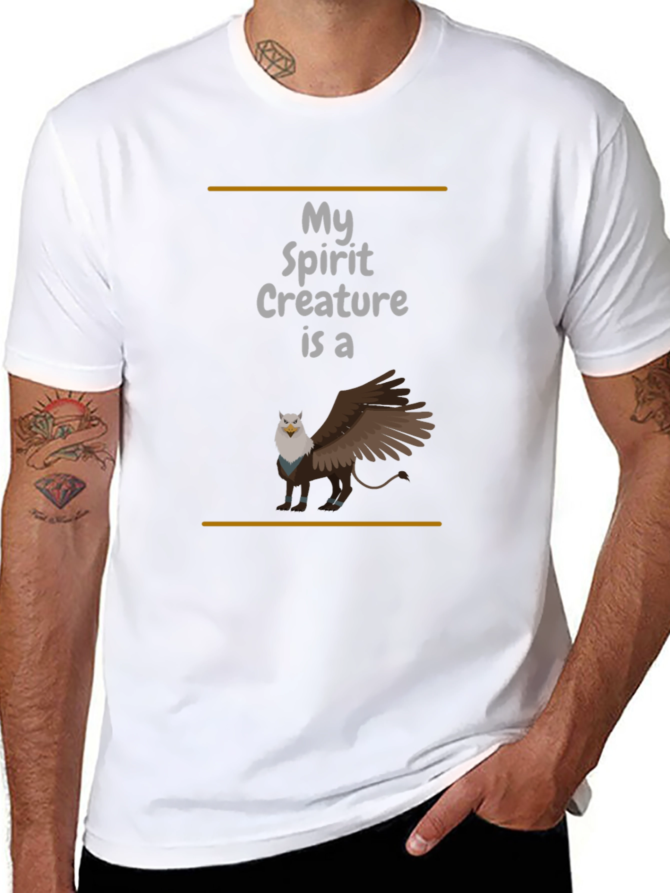 My Spirit Creature Gryphon Graphic T-Shirt