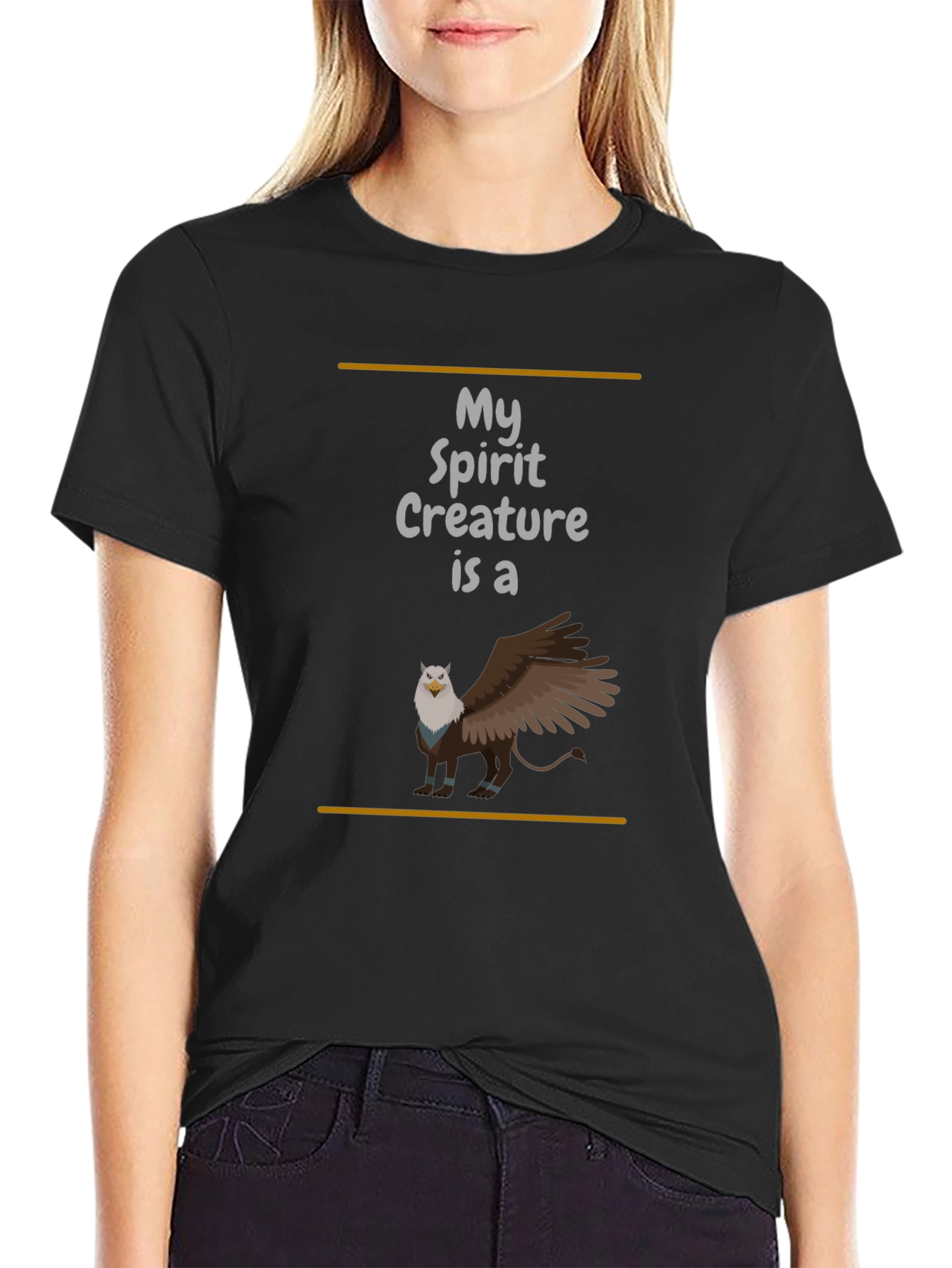 My Spirit Creature Gryphon Graphic T-Shirt