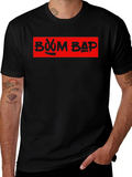 Boom Bap Graphic T-Shirt - Red and Black