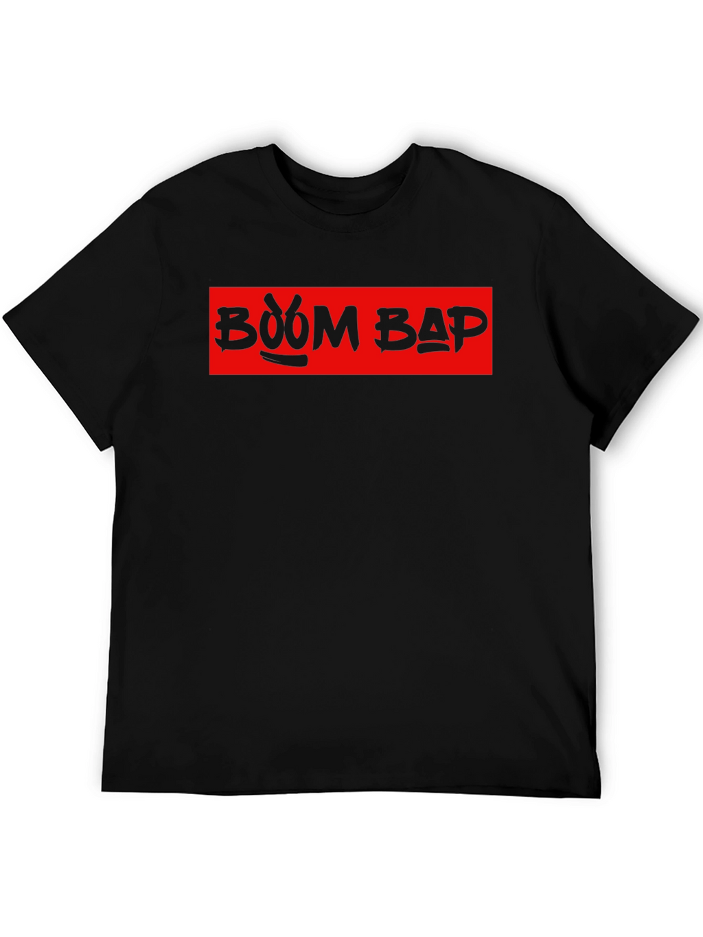 Boom Bap Graphic T-Shirt - Red and Black
