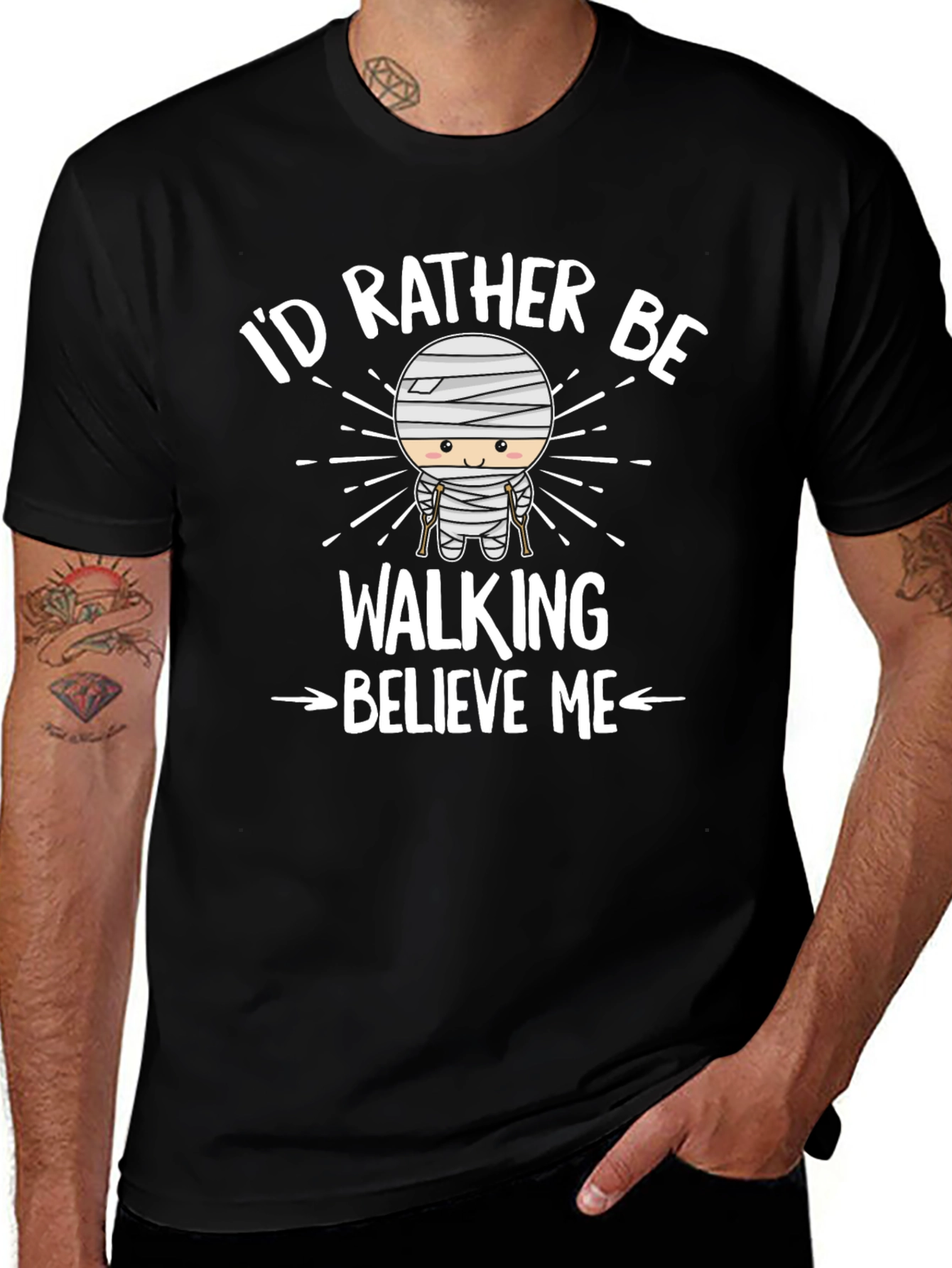 Id Rather Be Walking T-Shirt