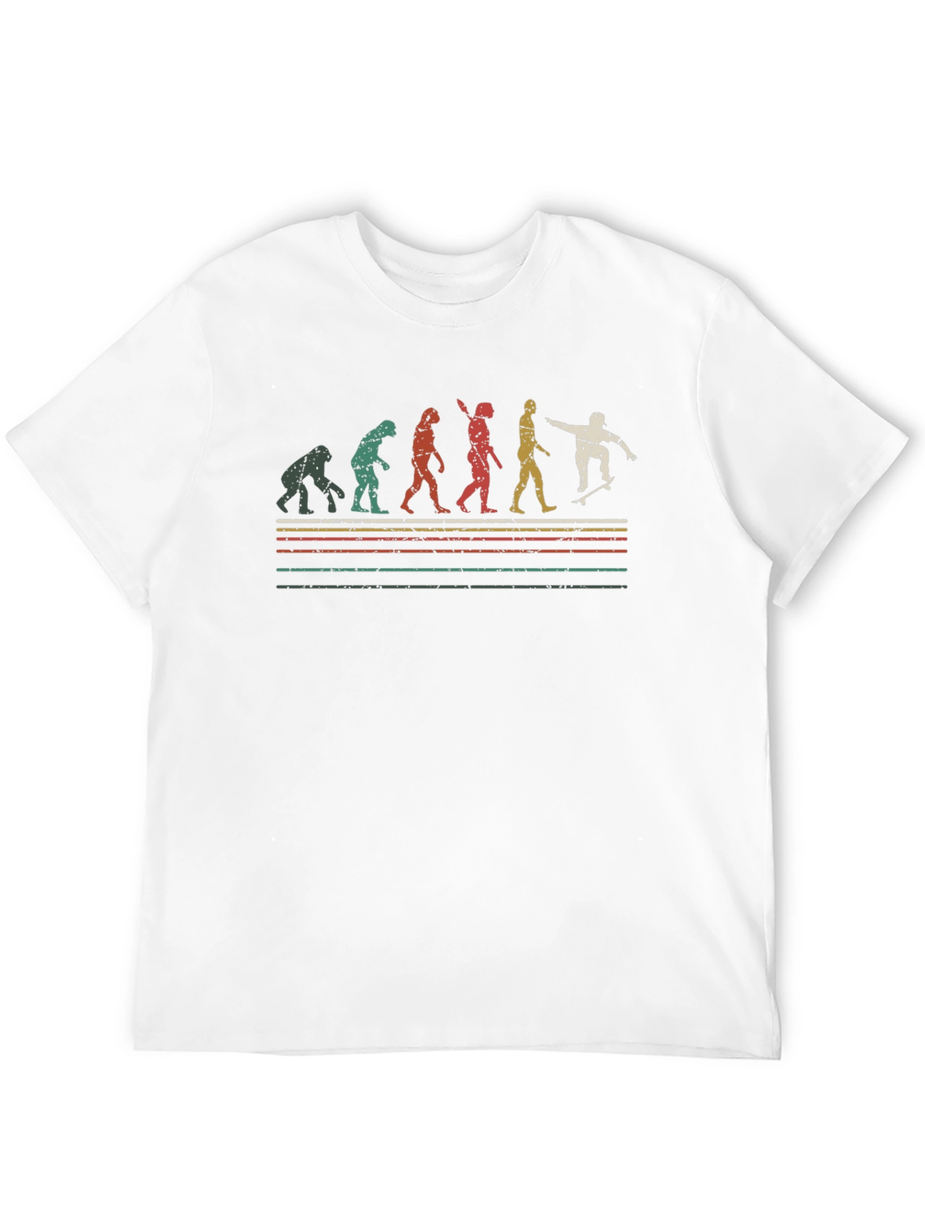 Evolution of Skateboarding T-Shirt - Black