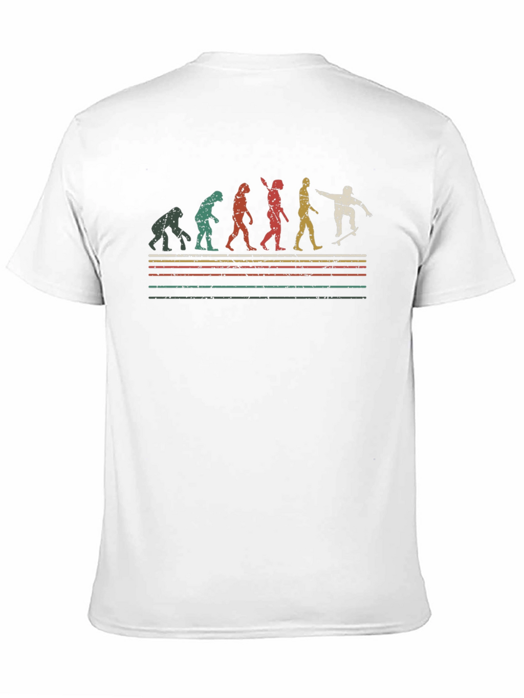 Evolution of Skateboarding T-Shirt - Black