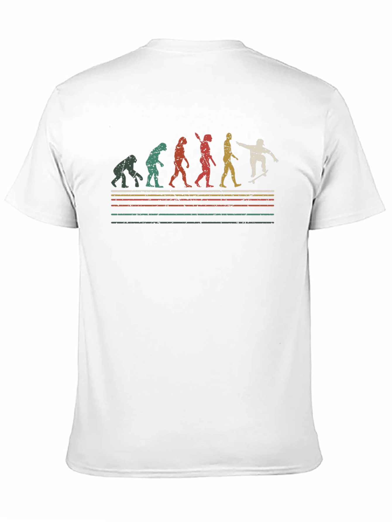 Evolution of Skateboarding T-Shirt - Black