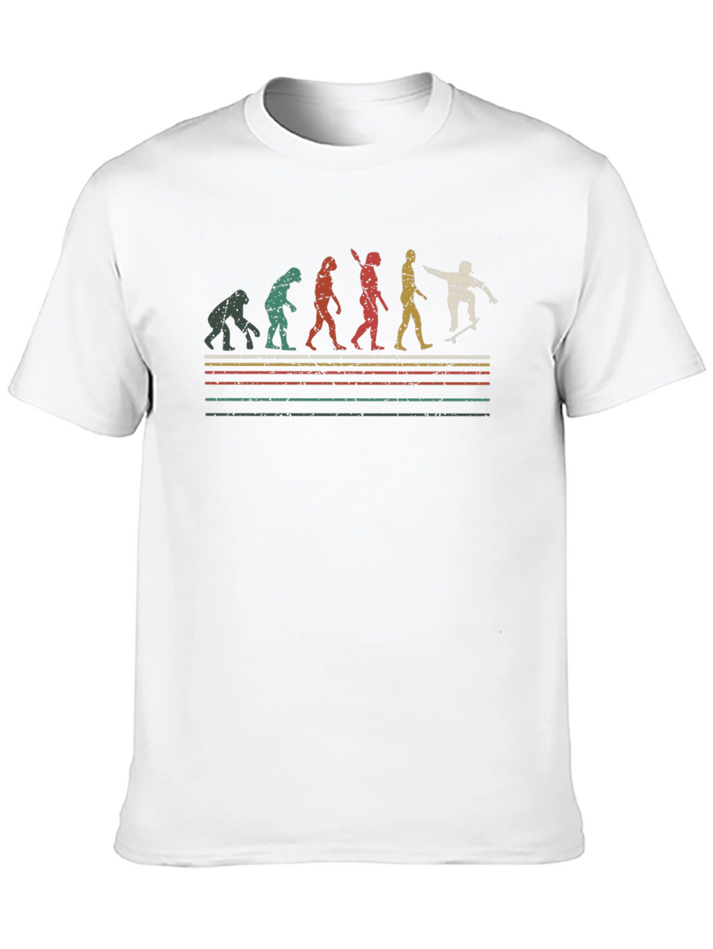 Evolution of Skateboarding T-Shirt - Black