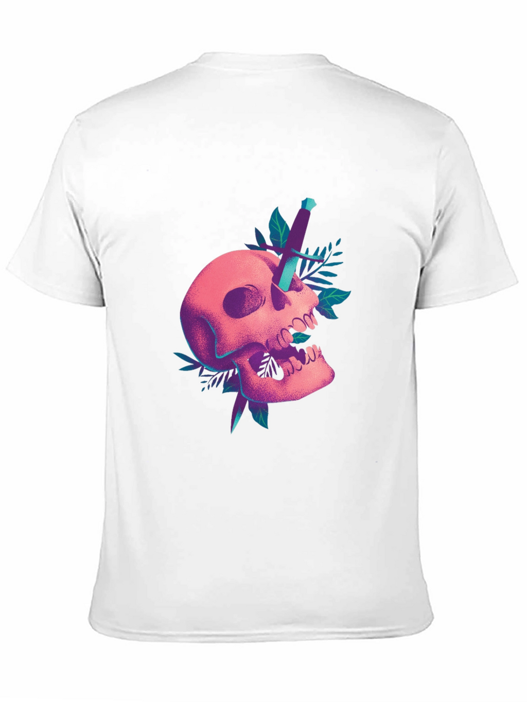 Skull & Dagger Graphic T-Shirt - Edgy Design