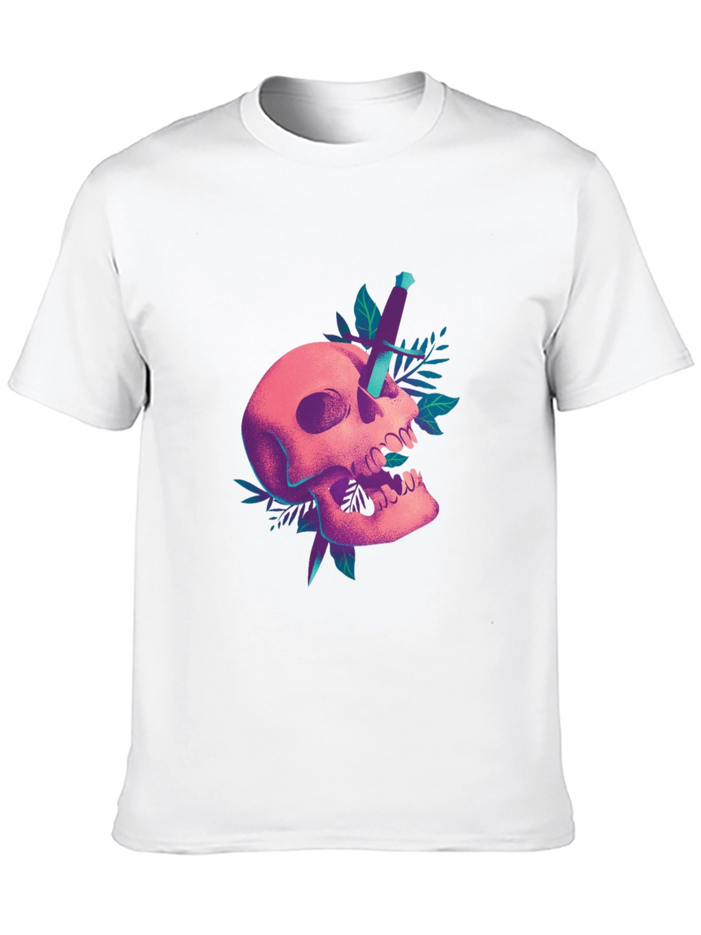 Skull & Dagger Graphic T-Shirt - Edgy Design