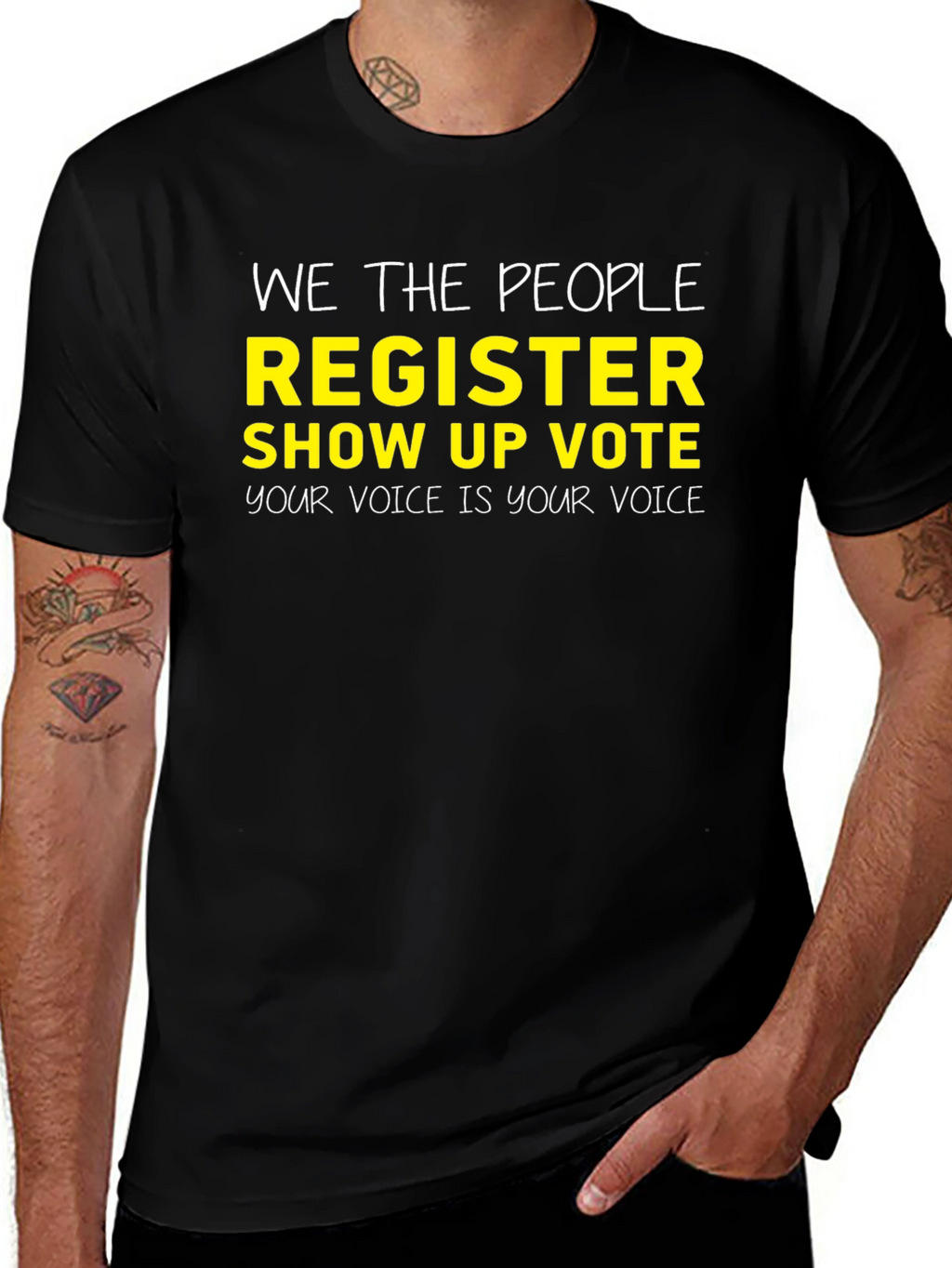 We the People Register Vote Graphic Tee