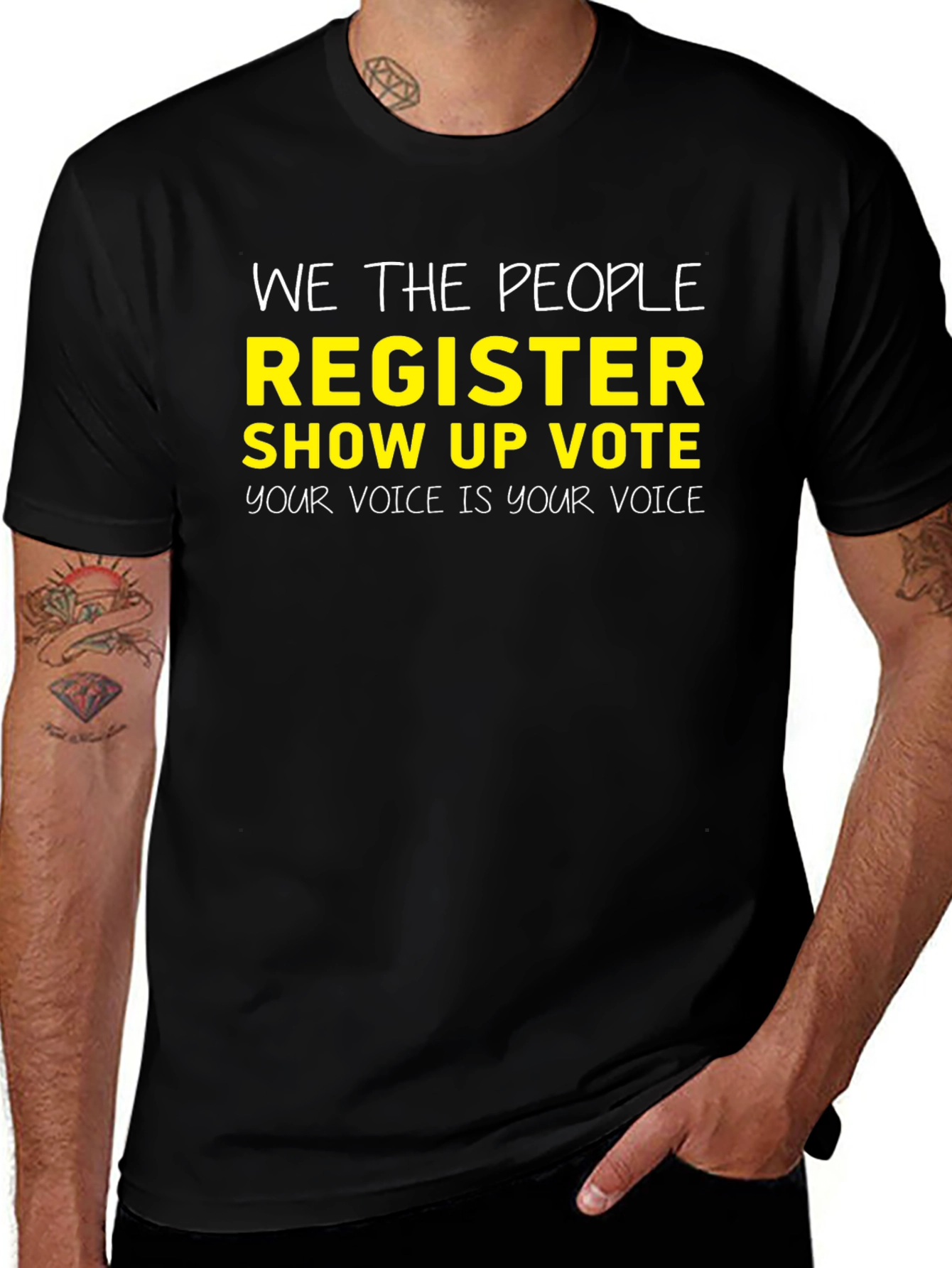 We the People Register Vote Graphic Tee