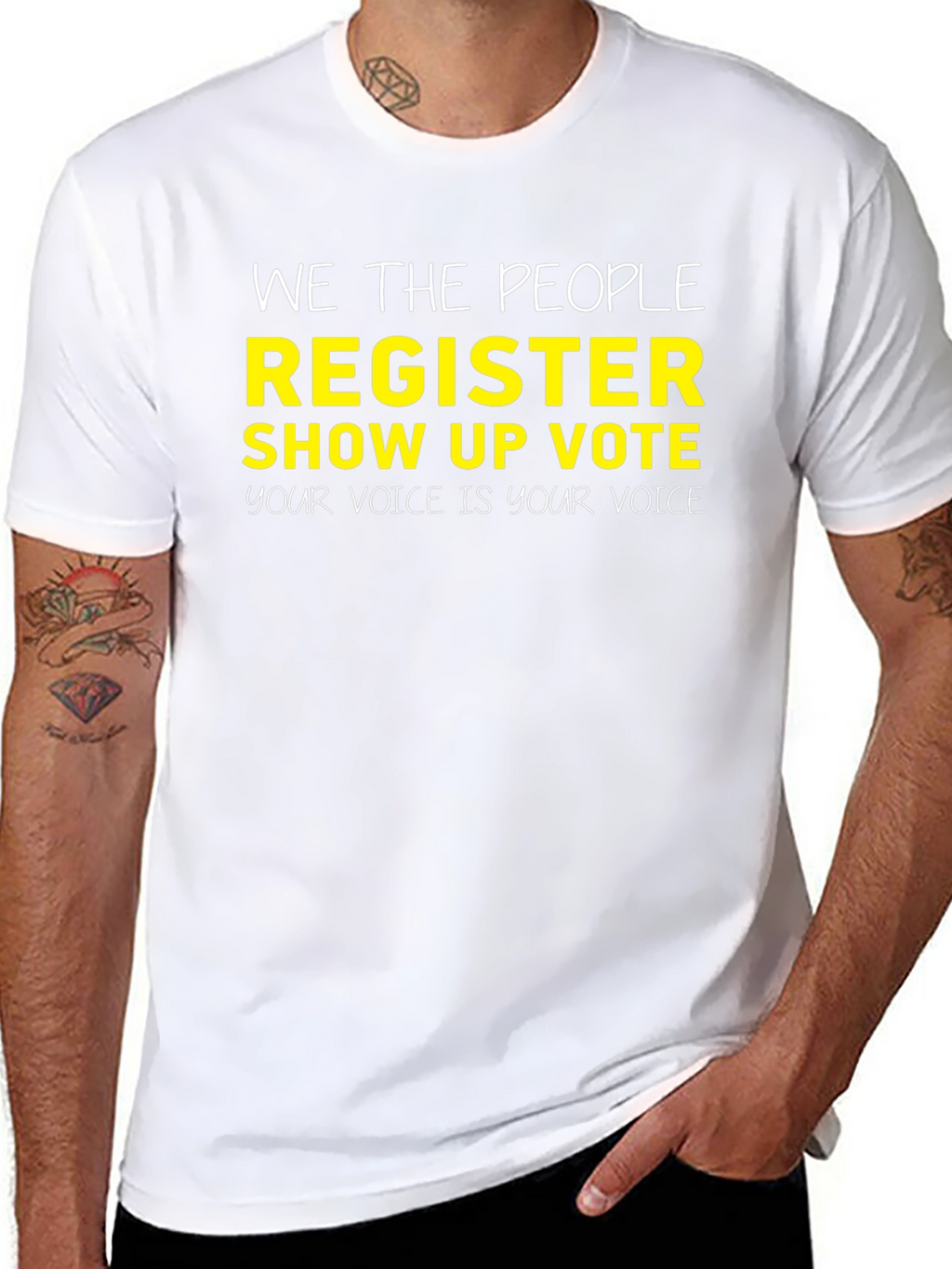 We the People Register Vote Graphic Tee