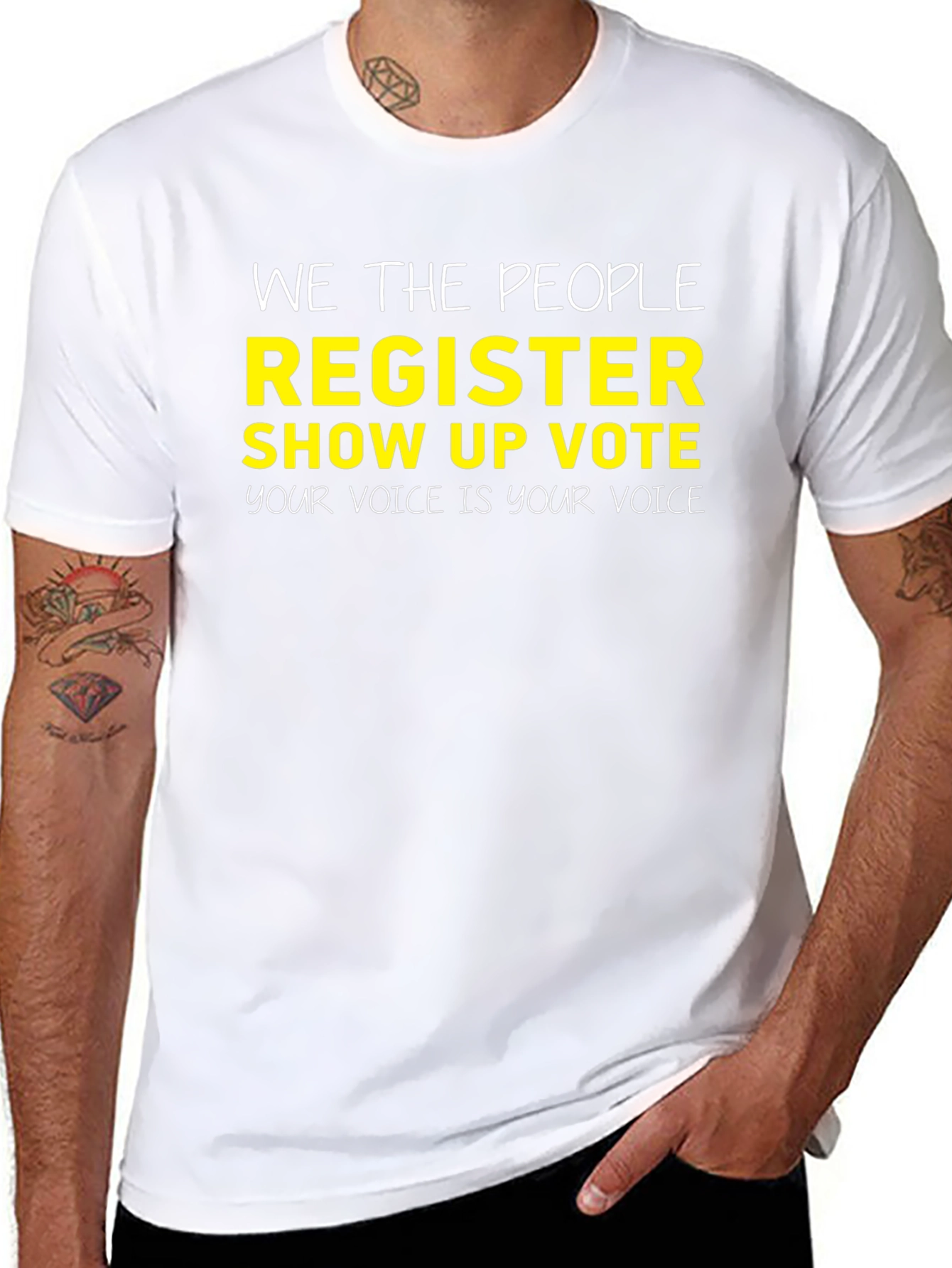 We the People Register Vote Graphic Tee