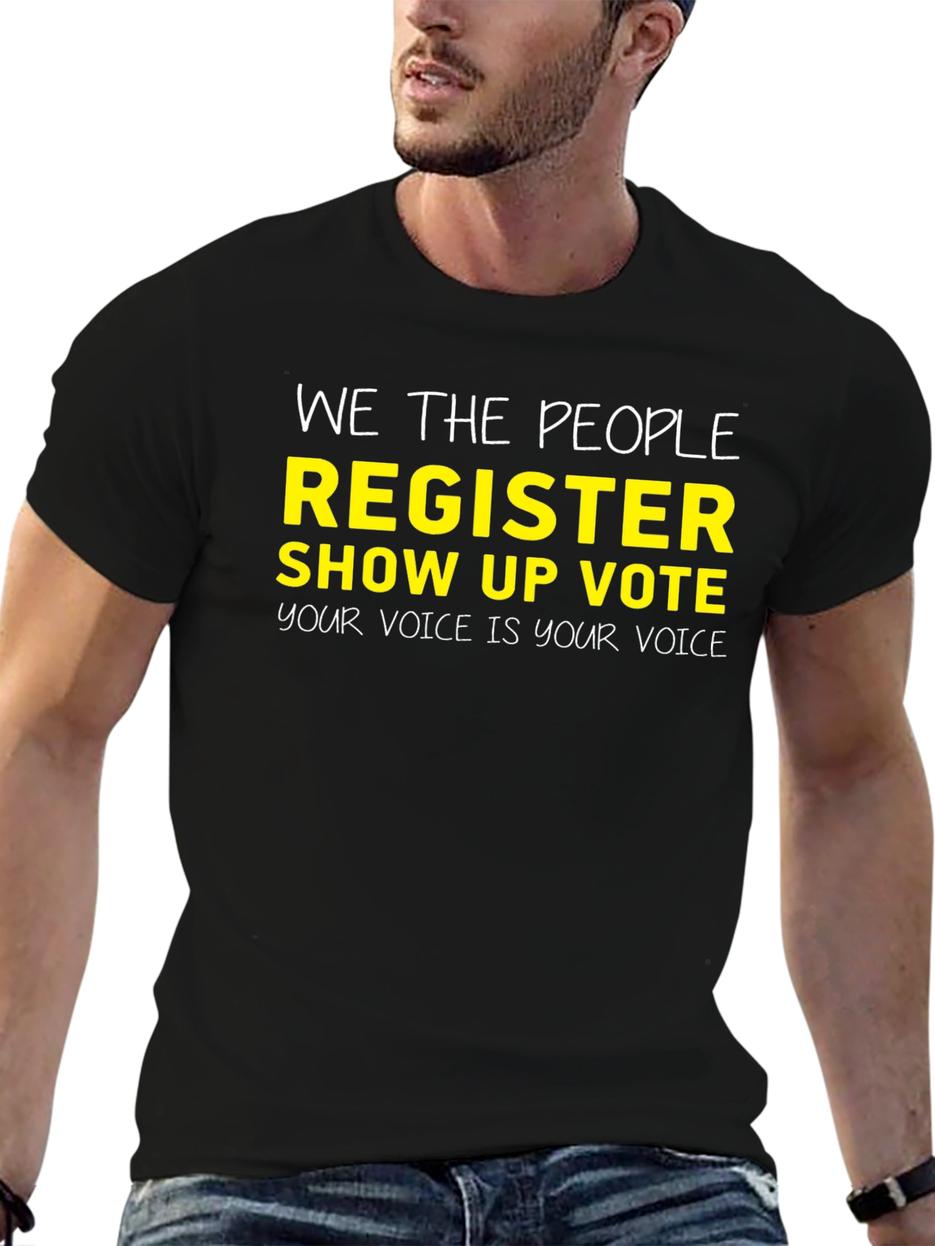We the People Register Vote Graphic Tee