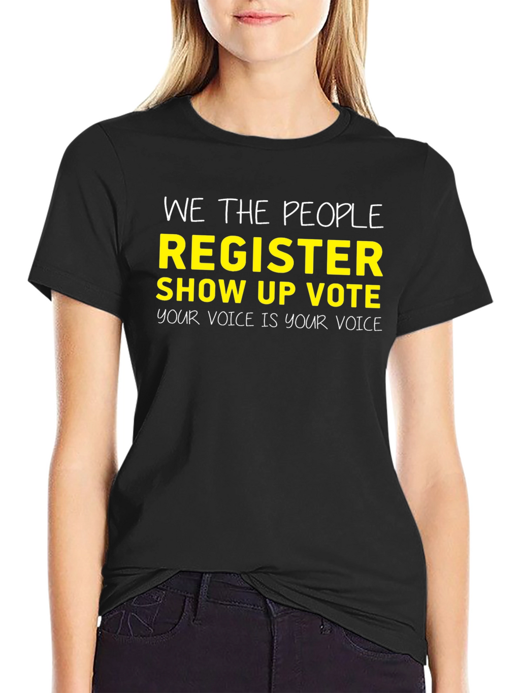 We the People Register Vote Graphic Tee
