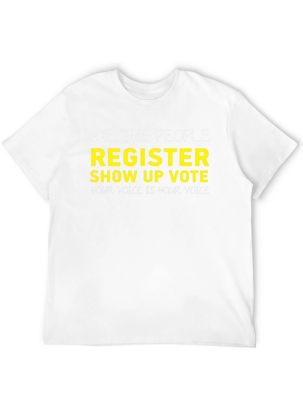 We the People Register Vote Graphic Tee