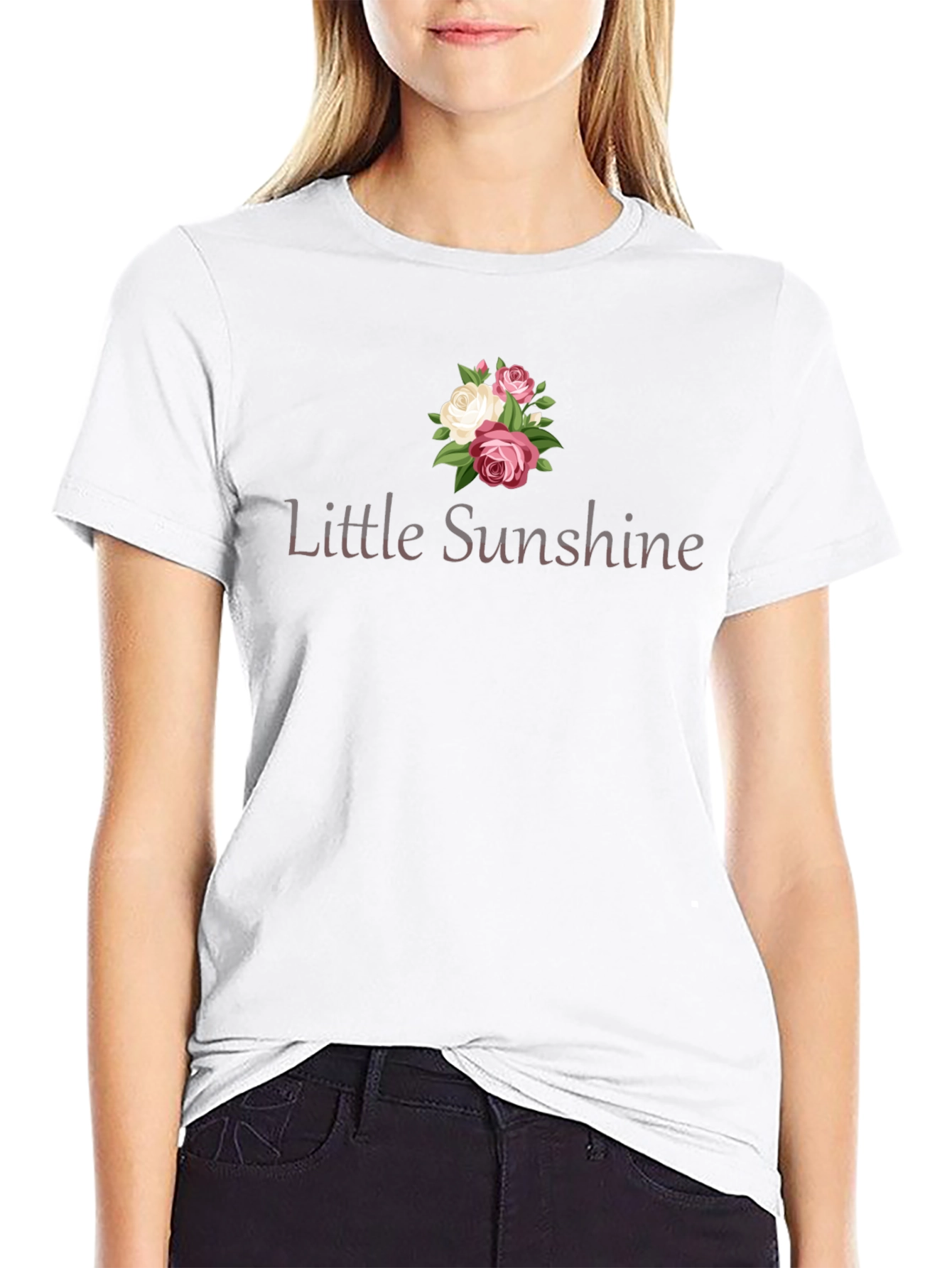 Little Sunshine Floral Graphic Tee