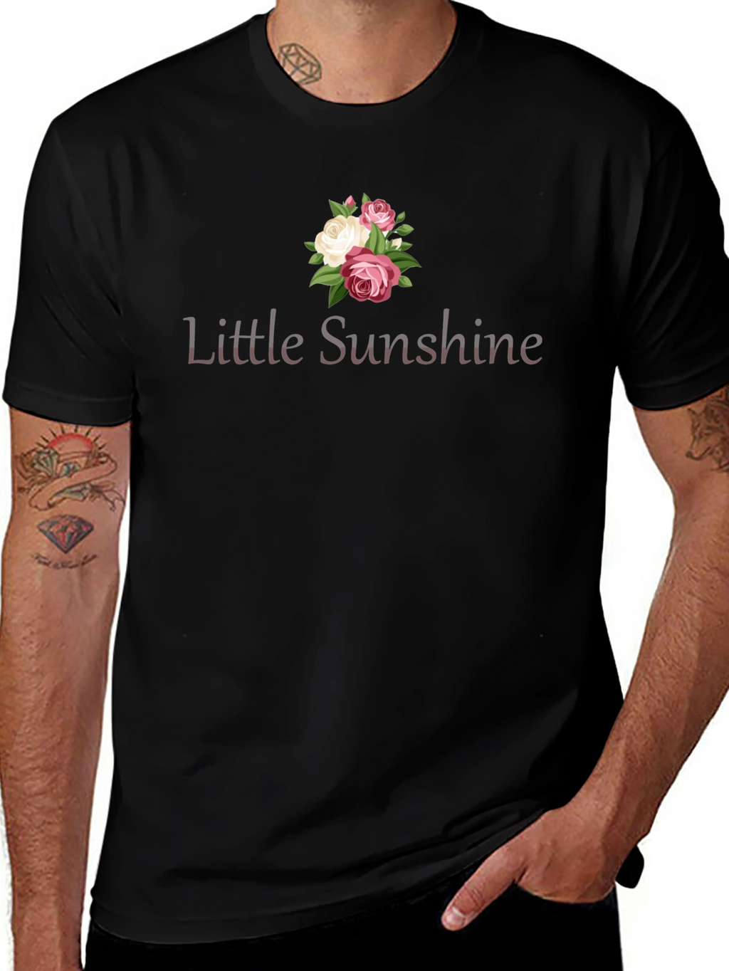 Little Sunshine Floral Graphic Tee
