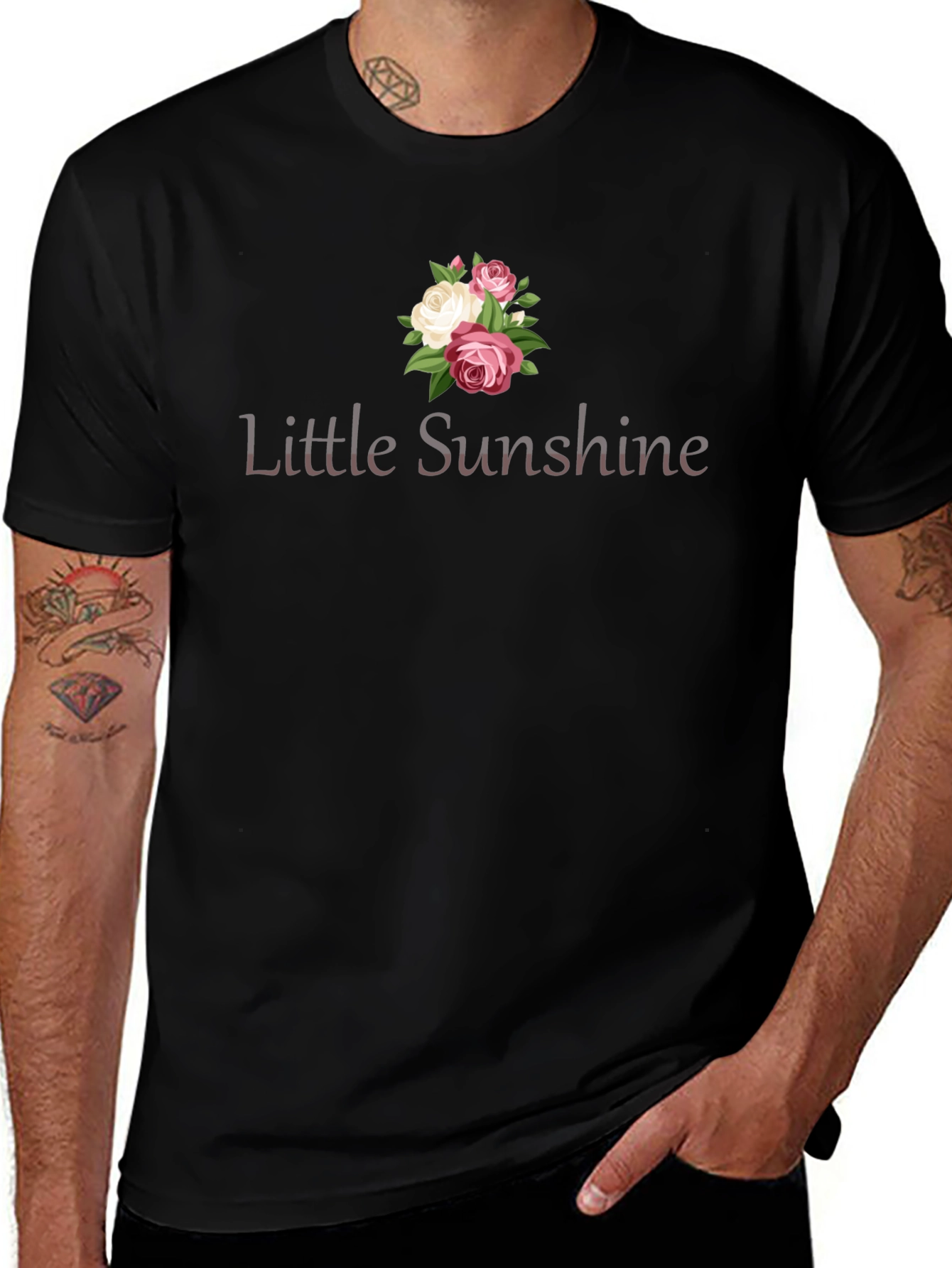 Little Sunshine Floral Graphic Tee
