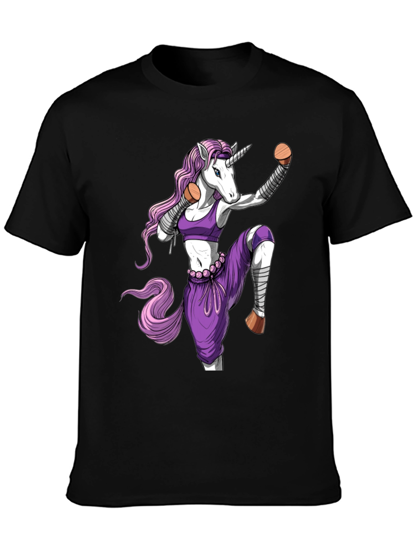 Unicorn Muay Thai T-Shirt - Funny Graphic Tee