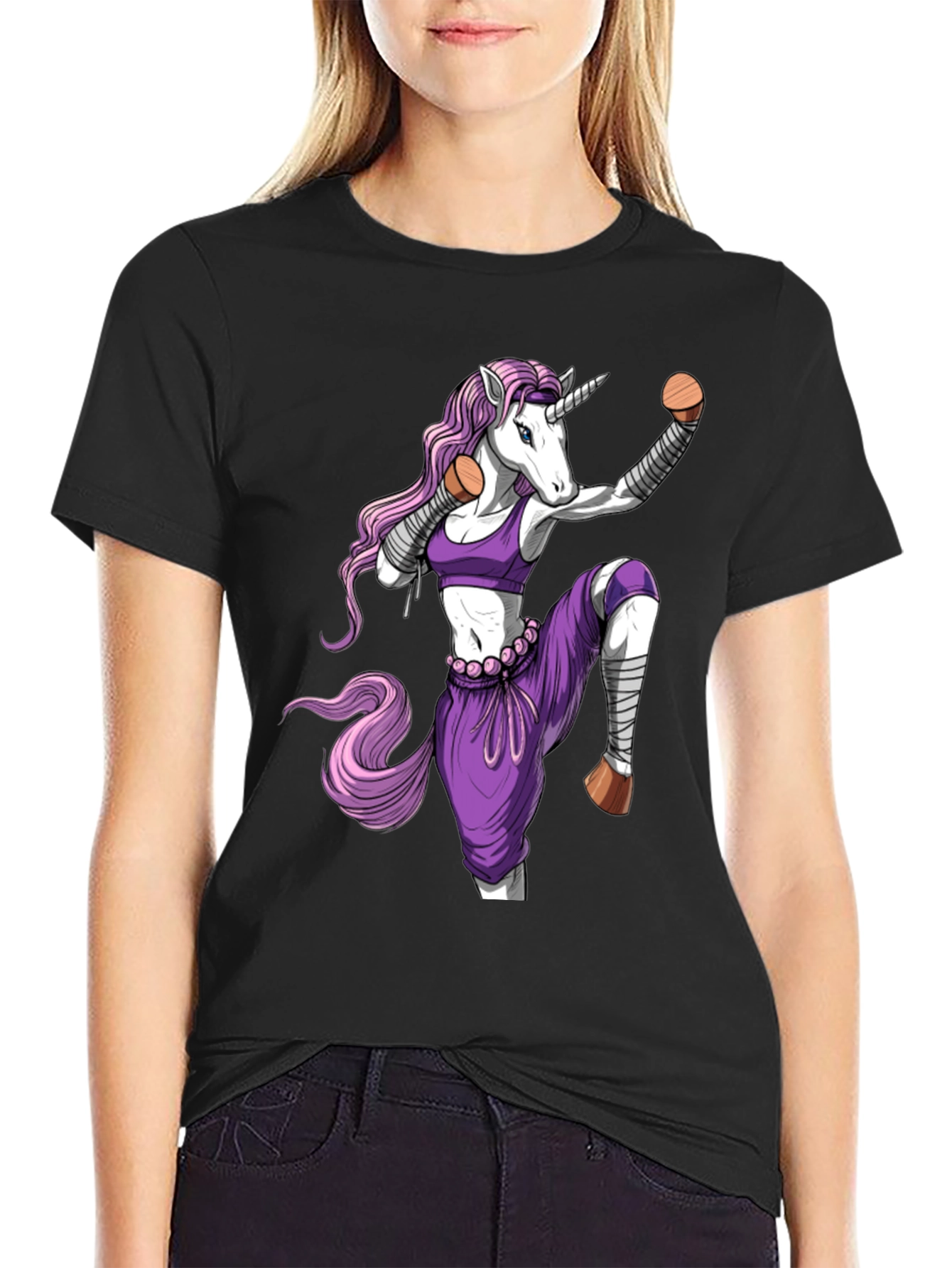 Unicorn Muay Thai T-Shirt - Funny Graphic Tee