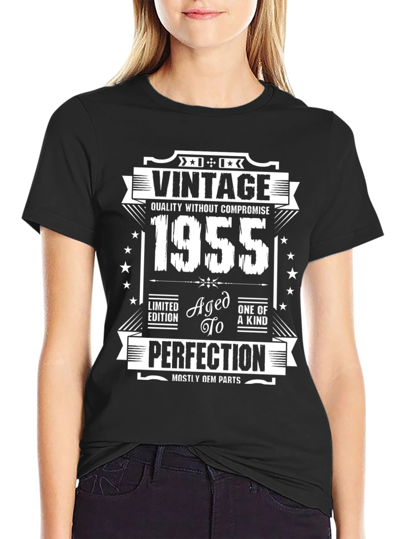 Vintage 1955 Aged to Perfection Graphic T-Shirt