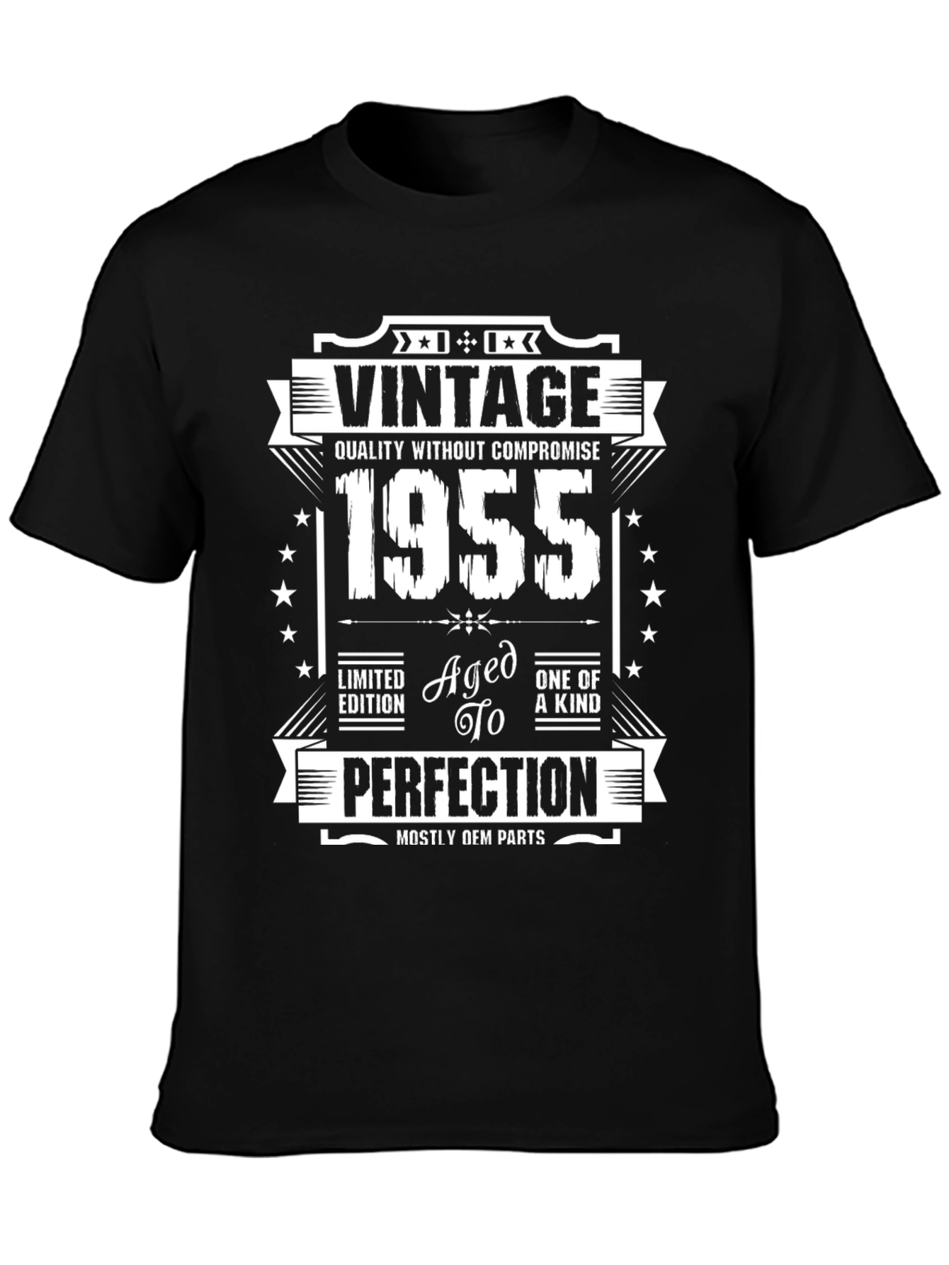Vintage 1955 Aged to Perfection Graphic T-Shirt
