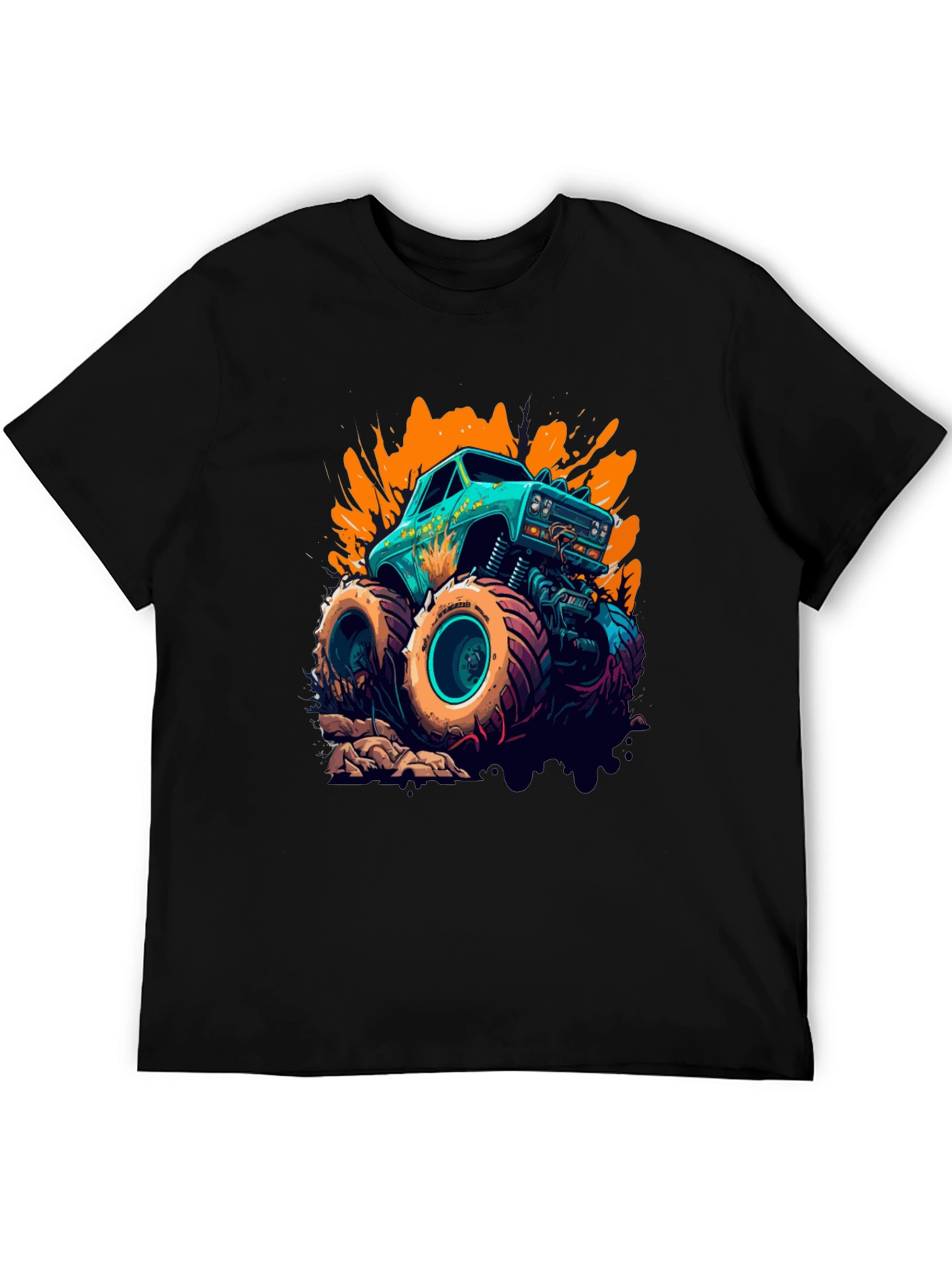 Monster Truck Graphic Tee - Bold Design!