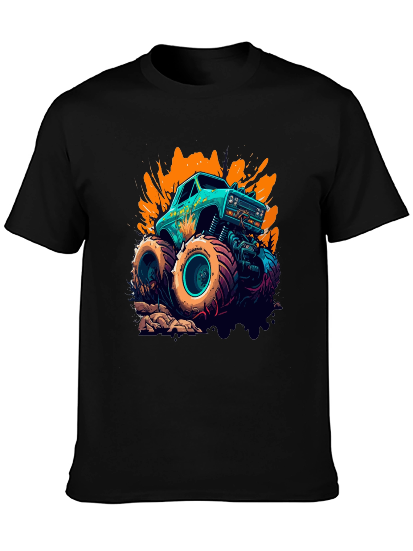 Monster Truck Graphic Tee - Bold Design!