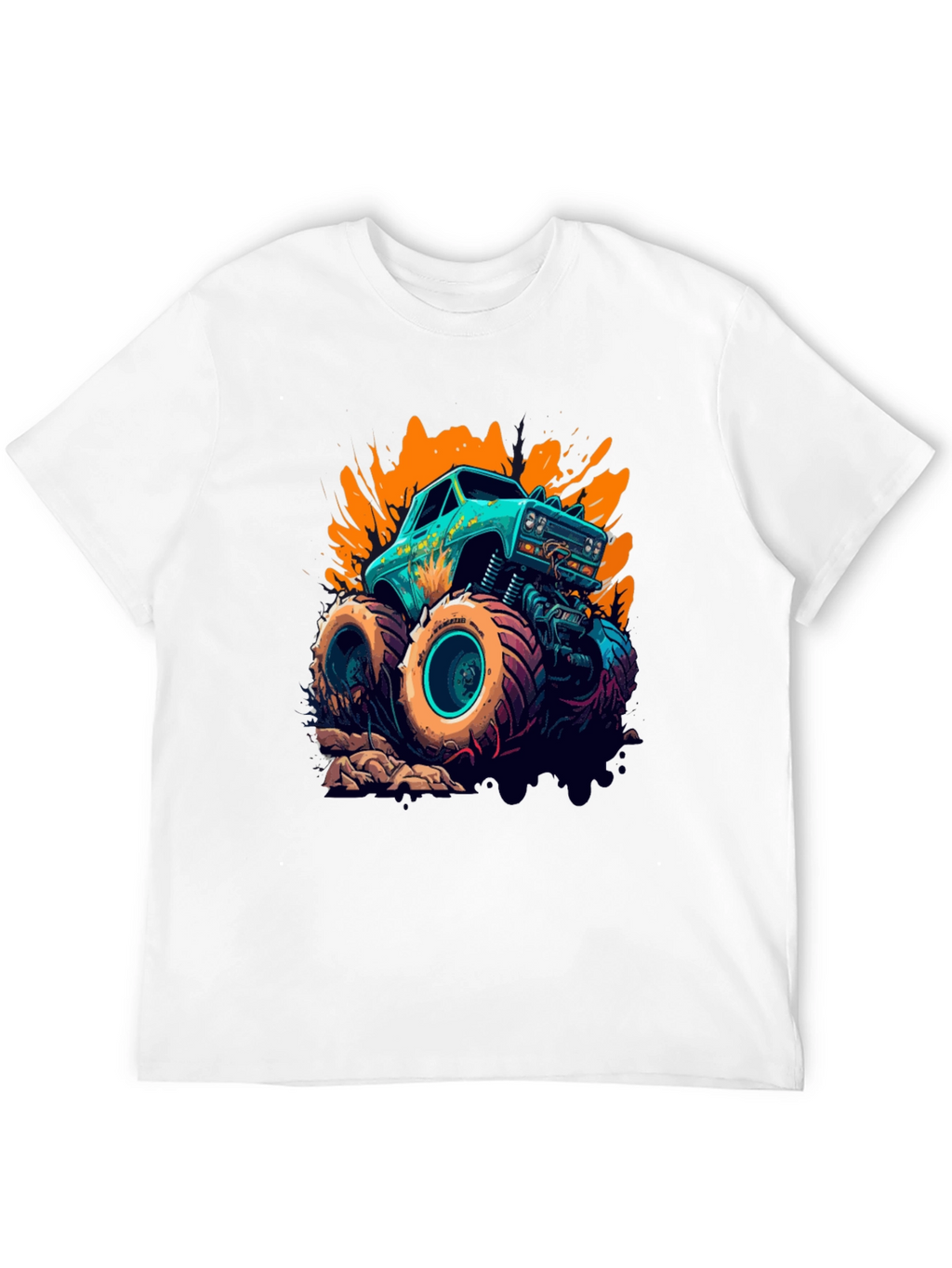 Monster Truck Graphic Tee - Bold Design!