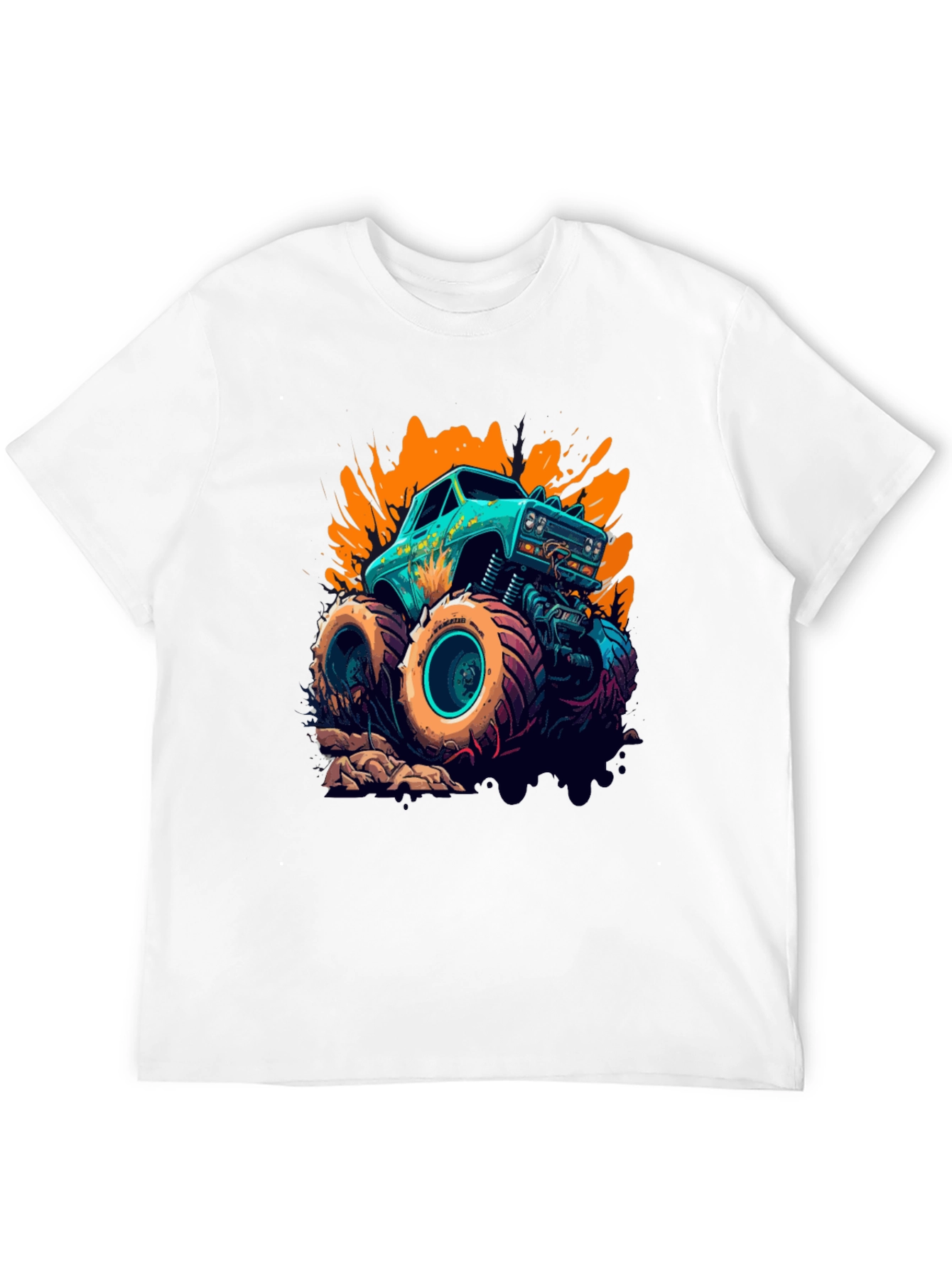 Monster Truck Graphic Tee - Bold Design!