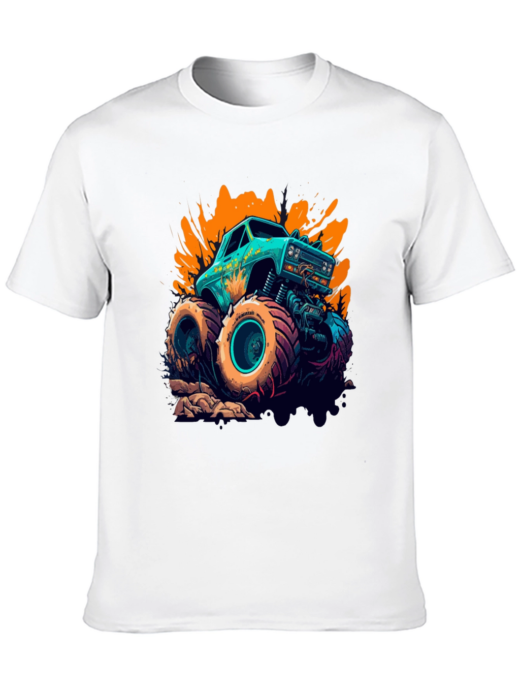 Monster Truck Graphic Tee - Bold Design!