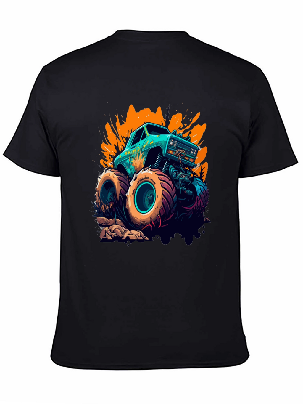 Monster Truck Graphic Tee - Bold Design!
