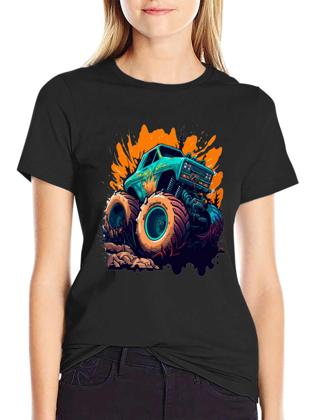 Monster Truck Graphic Tee - Bold Design!