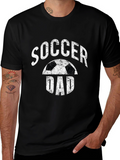 Soccer Dad Graphic T-Shirt - Black